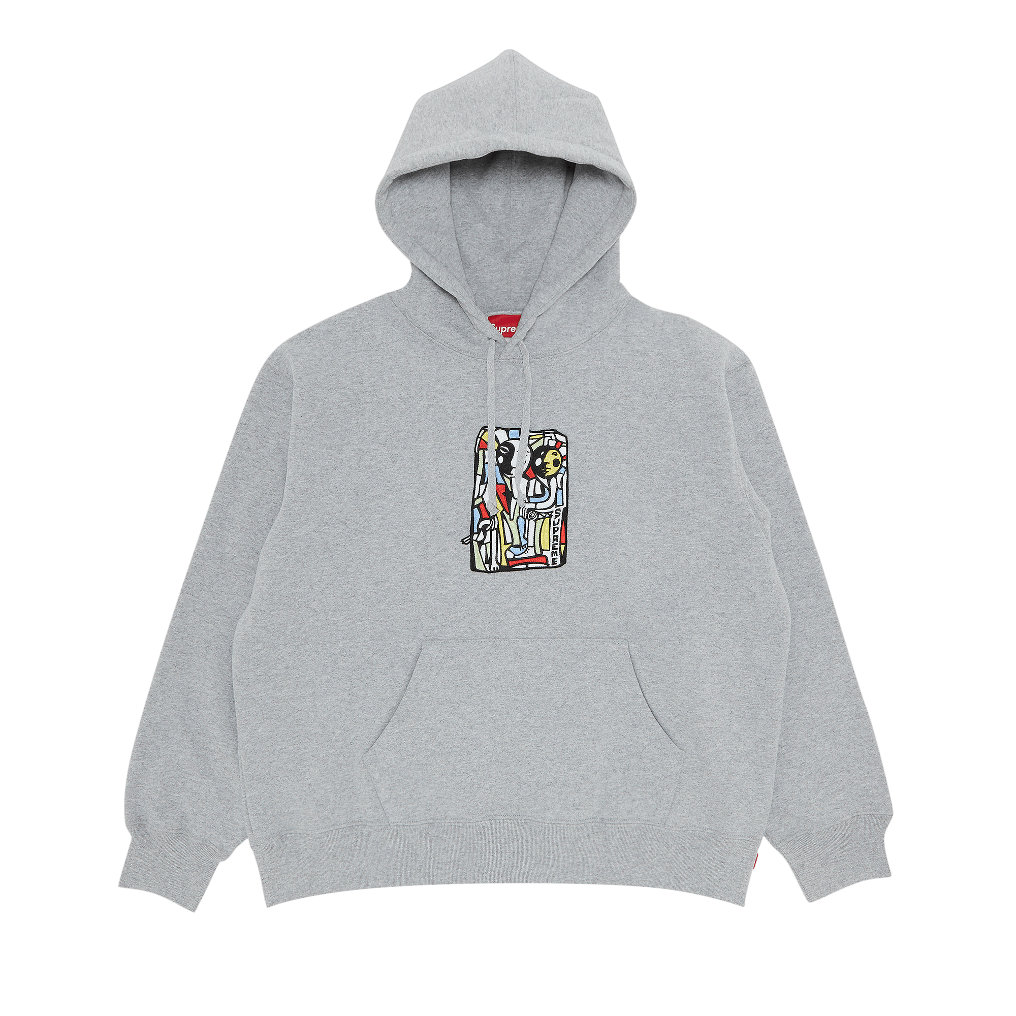 Supreme Neil Blender Mosaic Hooded Sweatshirt 'Heather Grey'