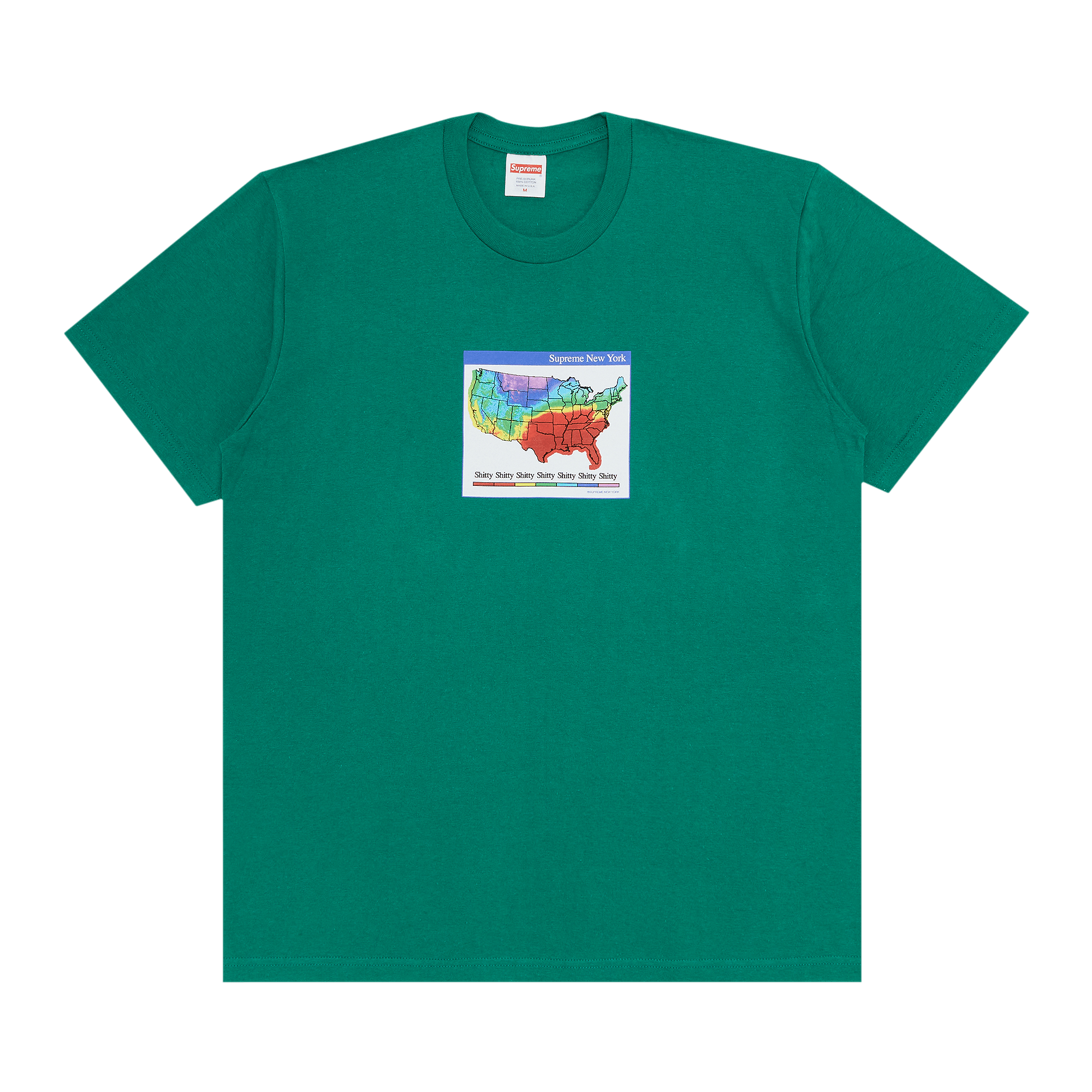 Supreme Weather Tee 'Light Pine'