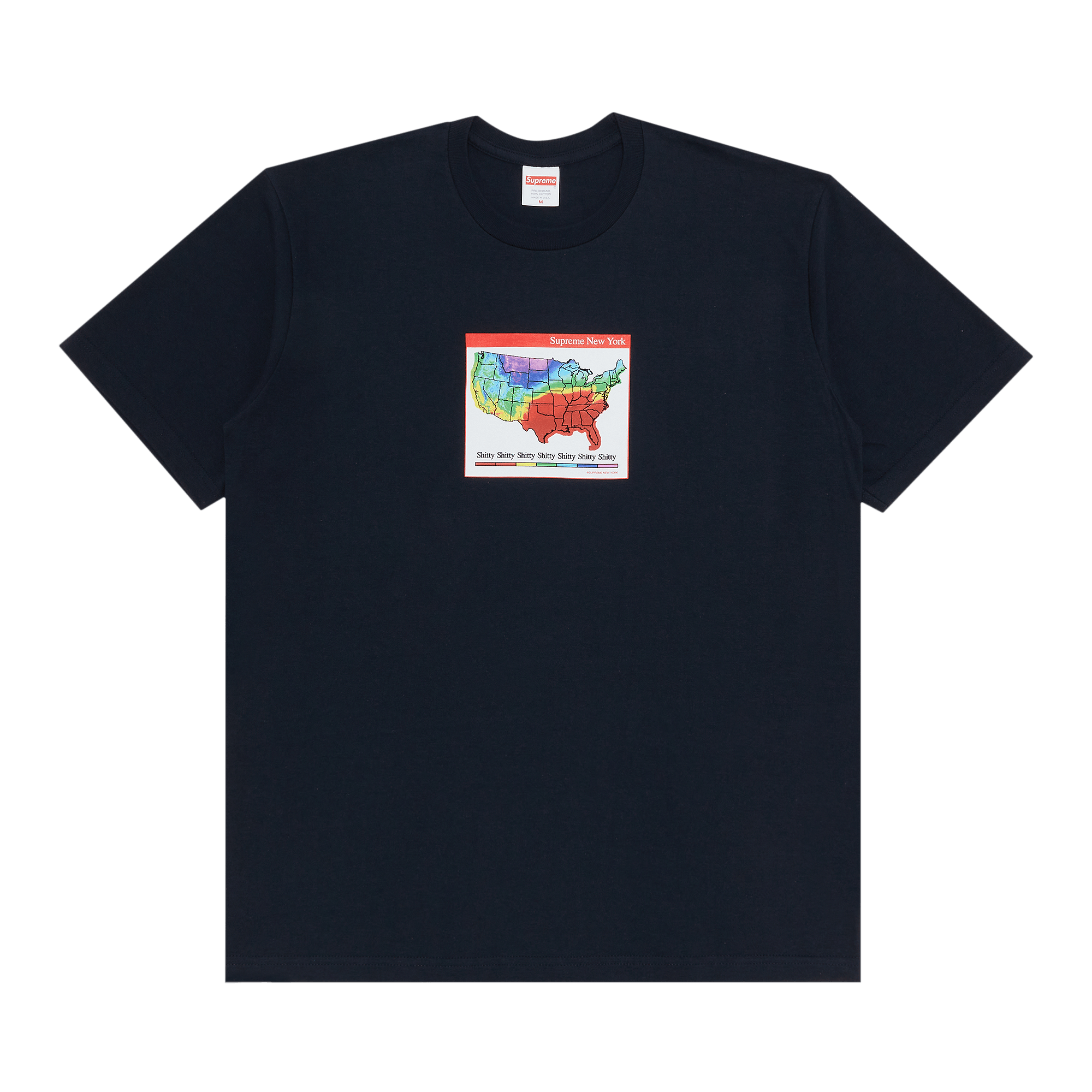 Supreme Weather Tee 'Navy'