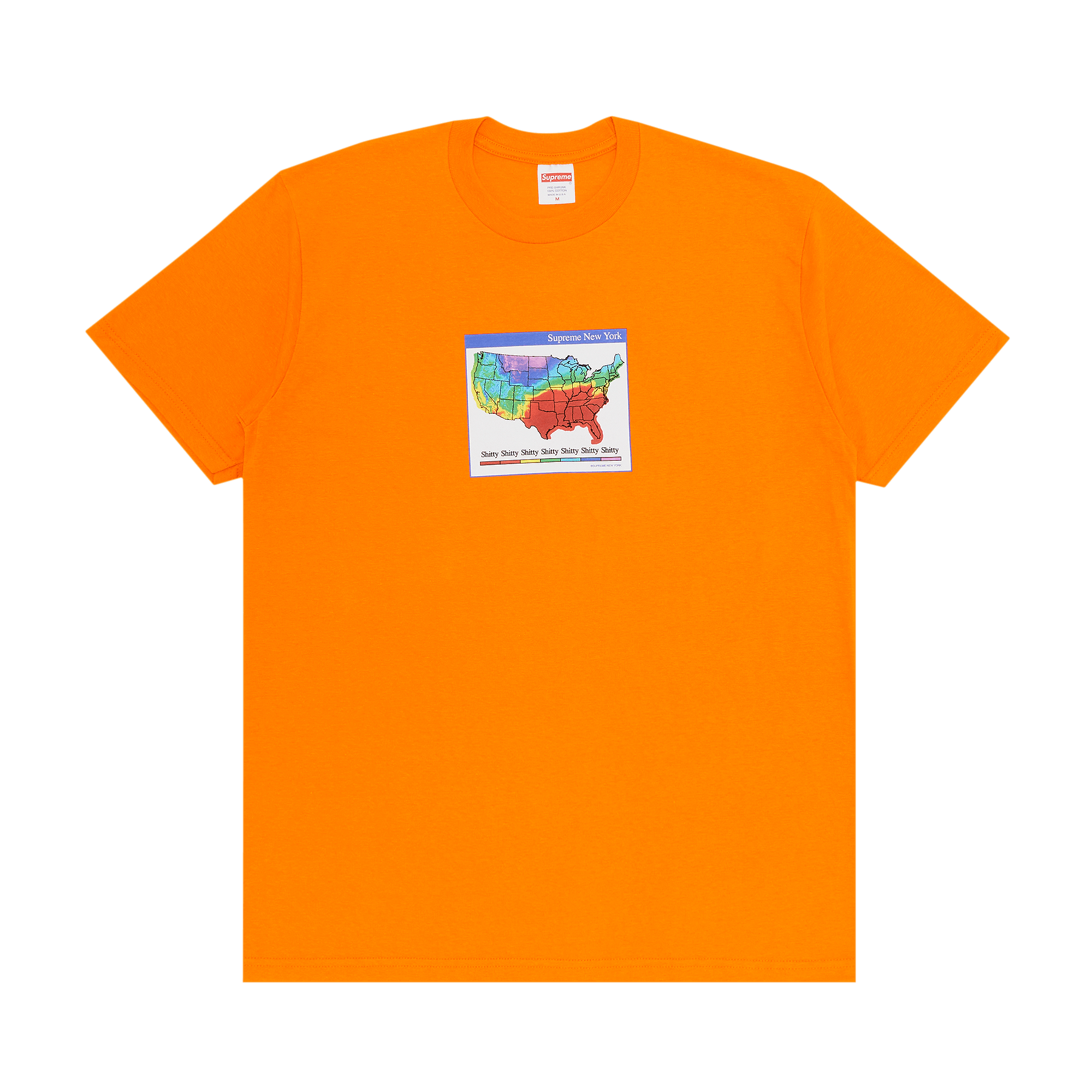 Supreme Weather Tee 'Orange'