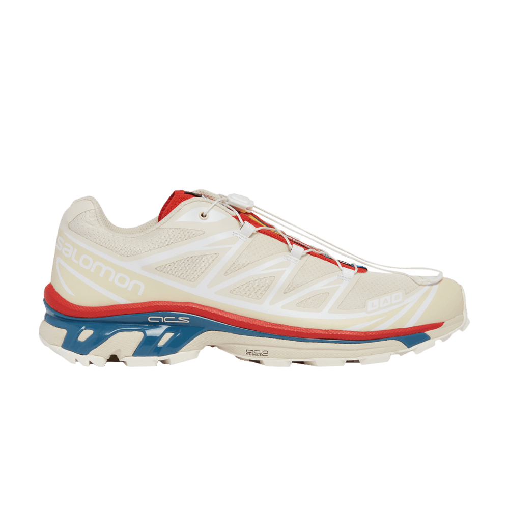 Salomon XT-6 'Almond Milk Aurora Red'