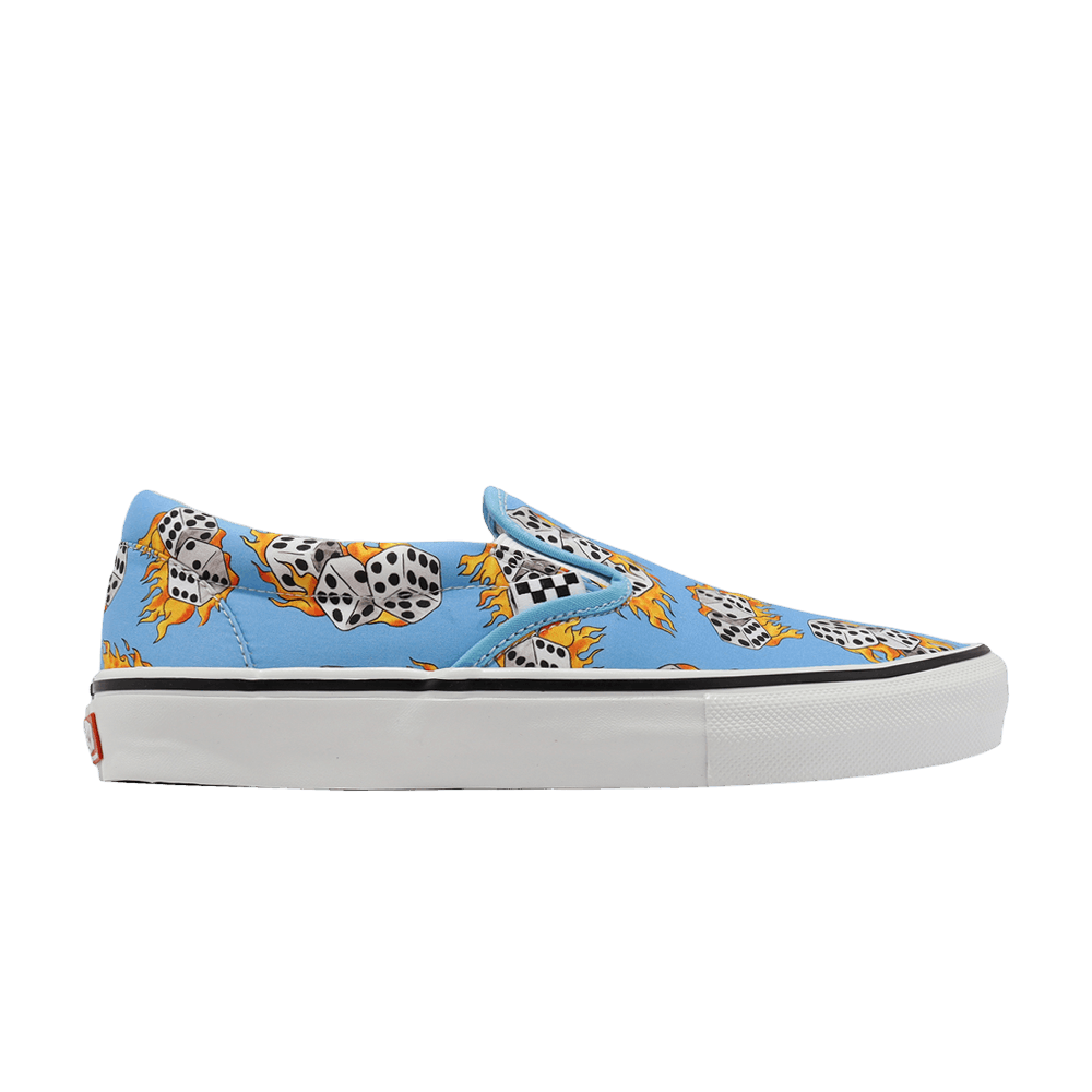 Vans Skate Slip-On 'Blue Flame Dice'
