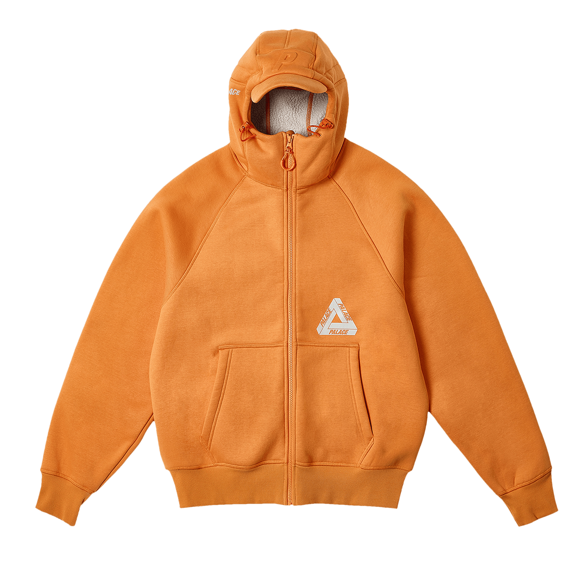 Palace Thermal Bonded Cap Hood 'Tiger Orange'