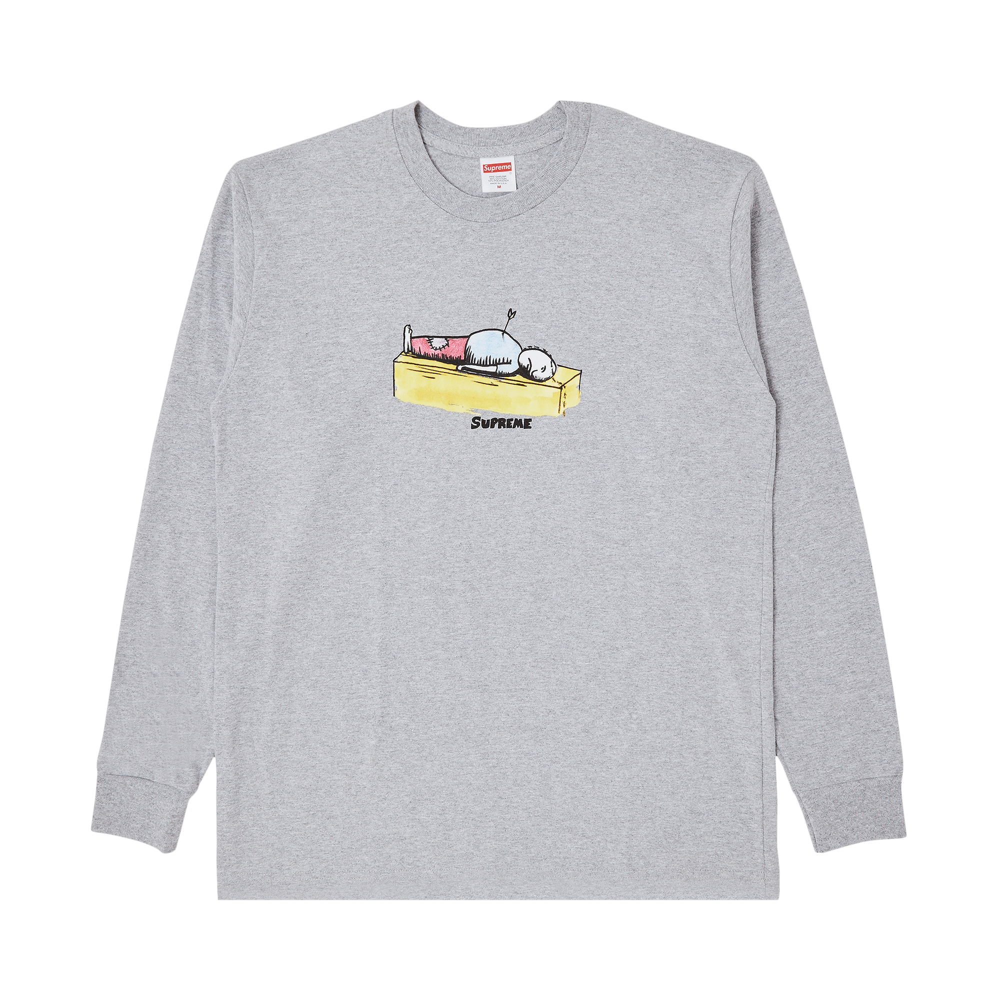 Supreme Neil Blender Arrow Long-Sleeve Tee 'Heather Grey'
