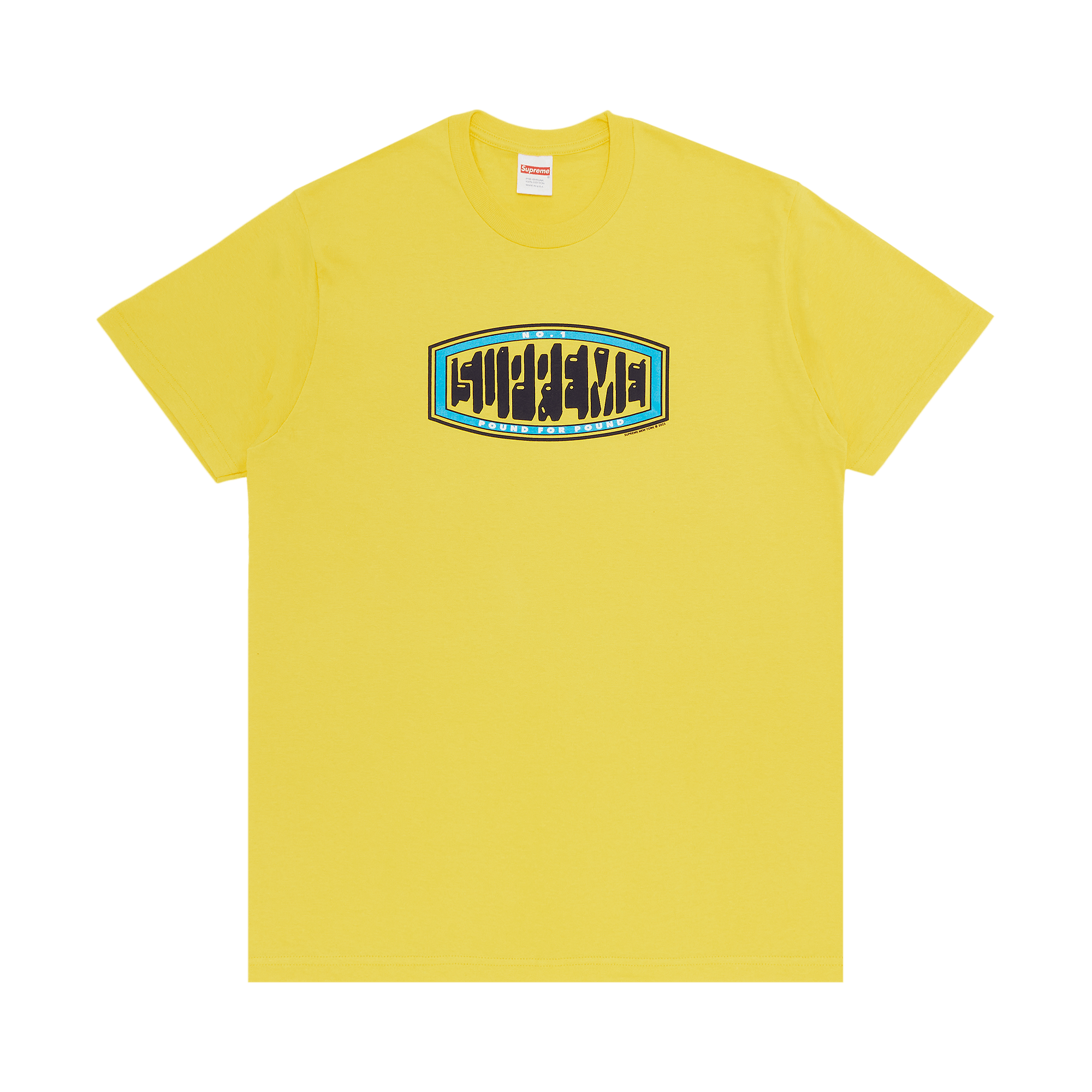 Supreme Pound Tee 'Yellow'