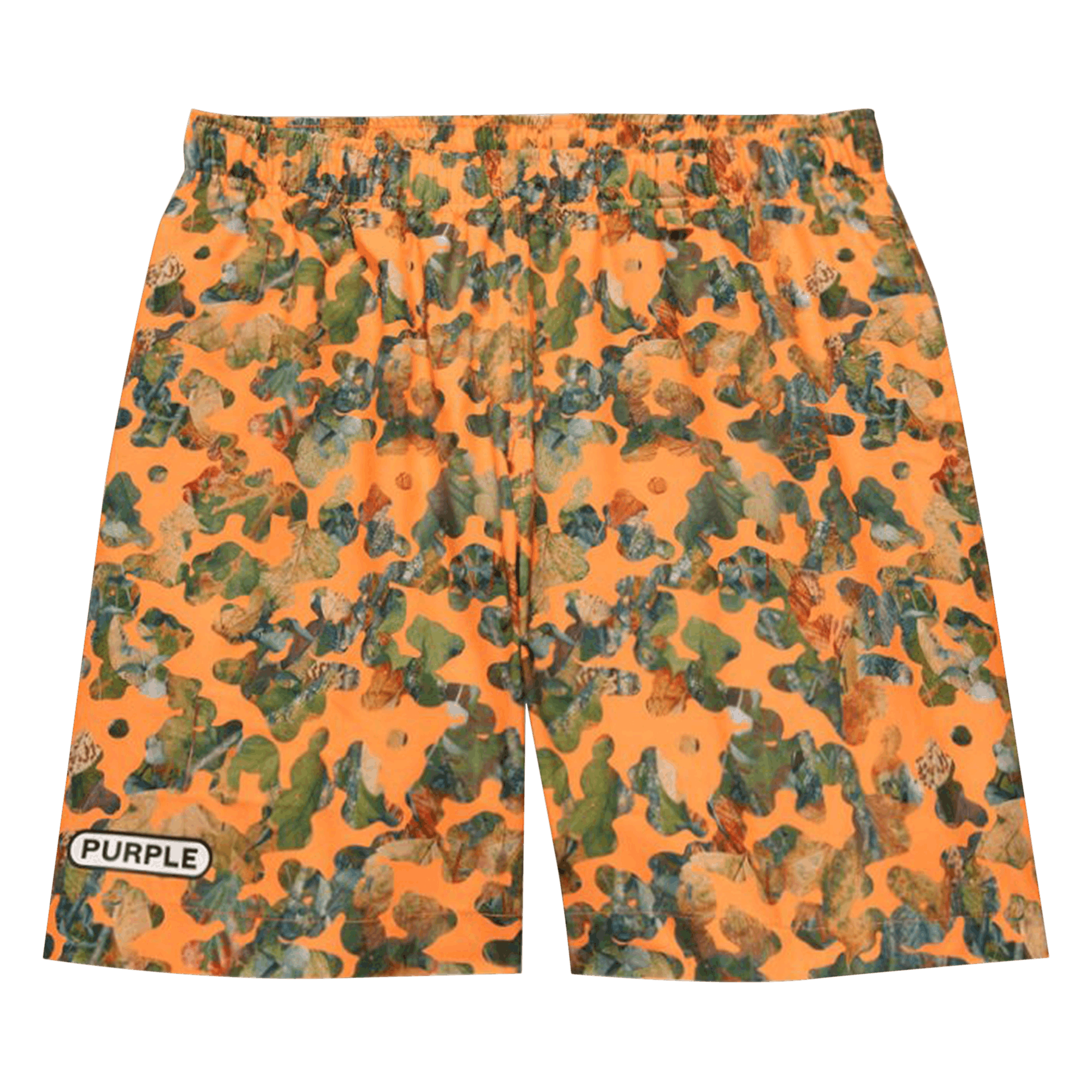 PURPLE BRAND Logo Shorts 'Orange Camo'
