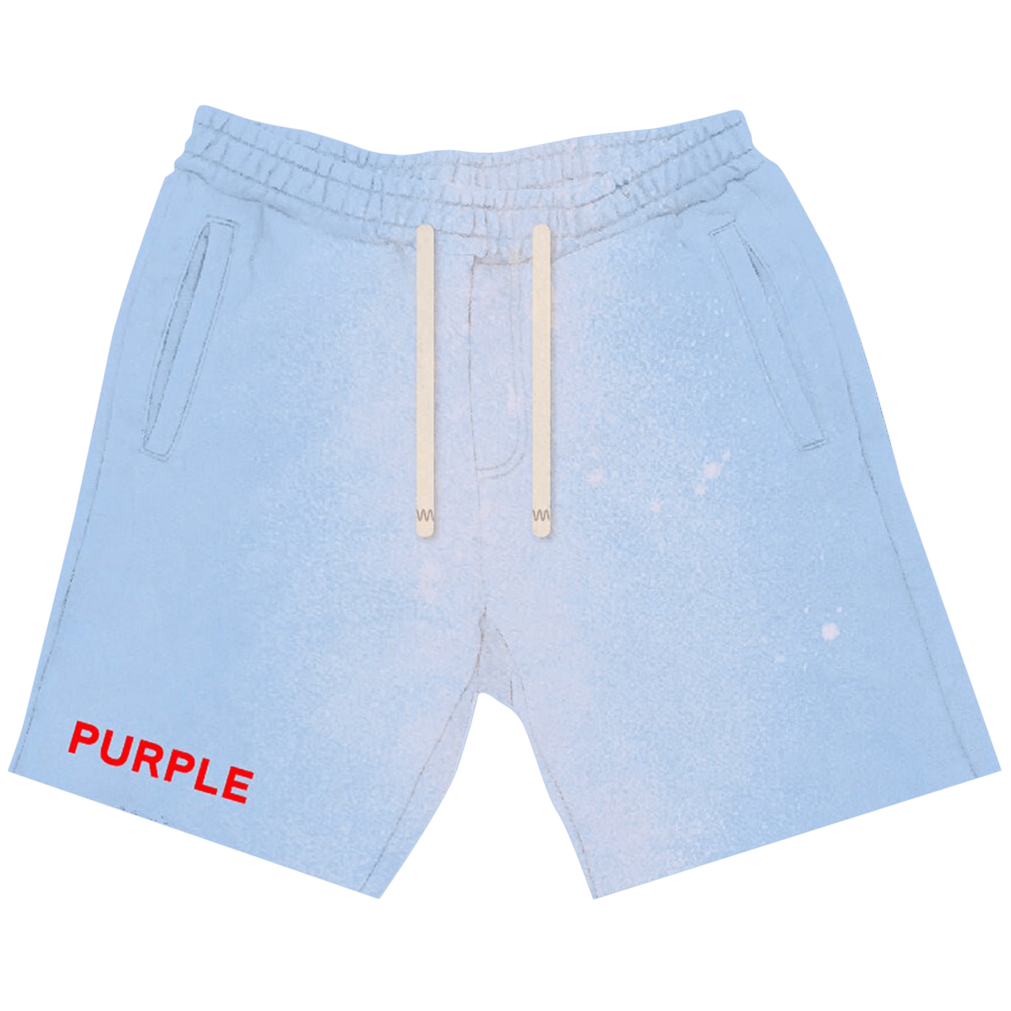 PURPLE BRAND French Terry Short 'Placid Blue'