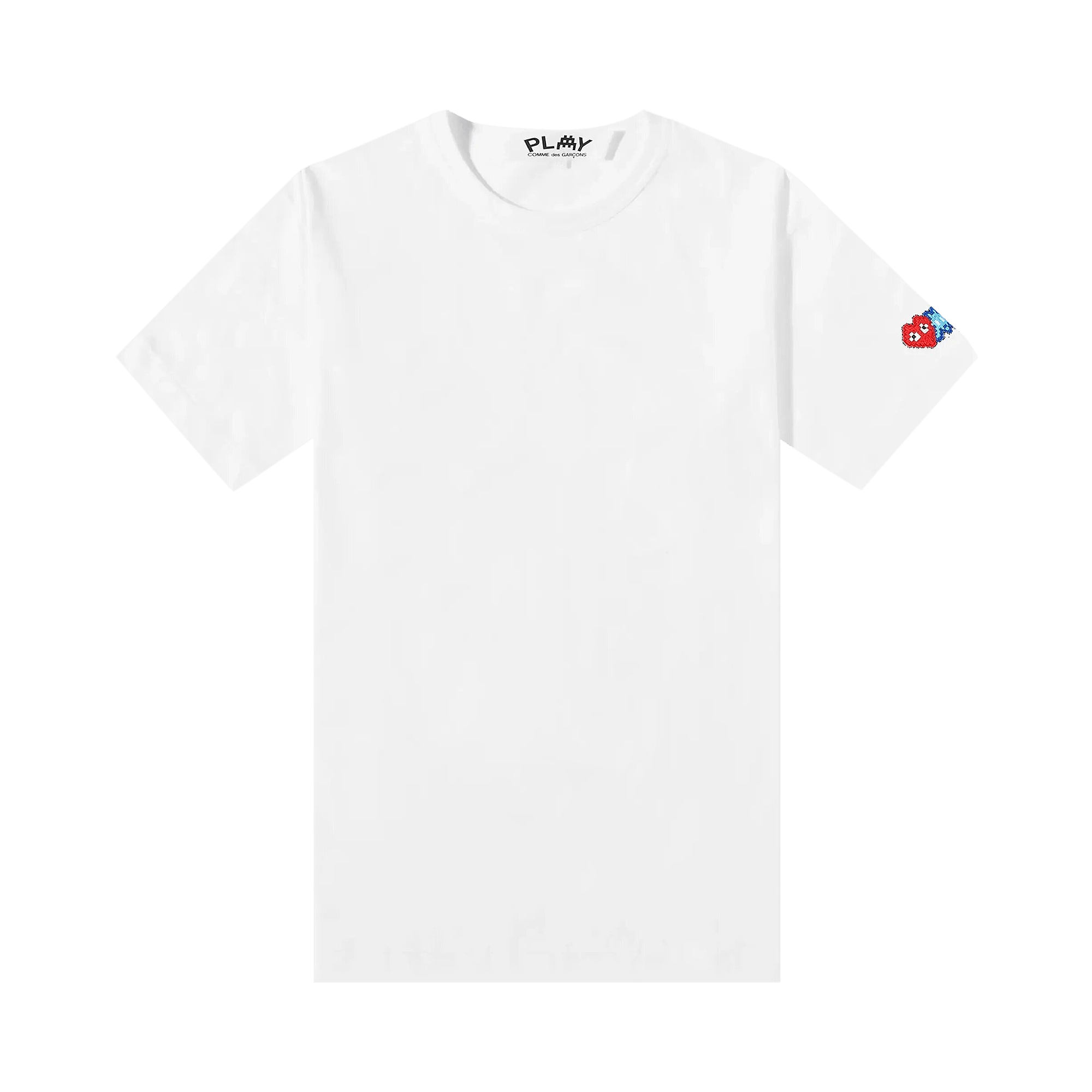 Comme des Garçons PLAY x Invader Logo Patch T-Shirt 'White'