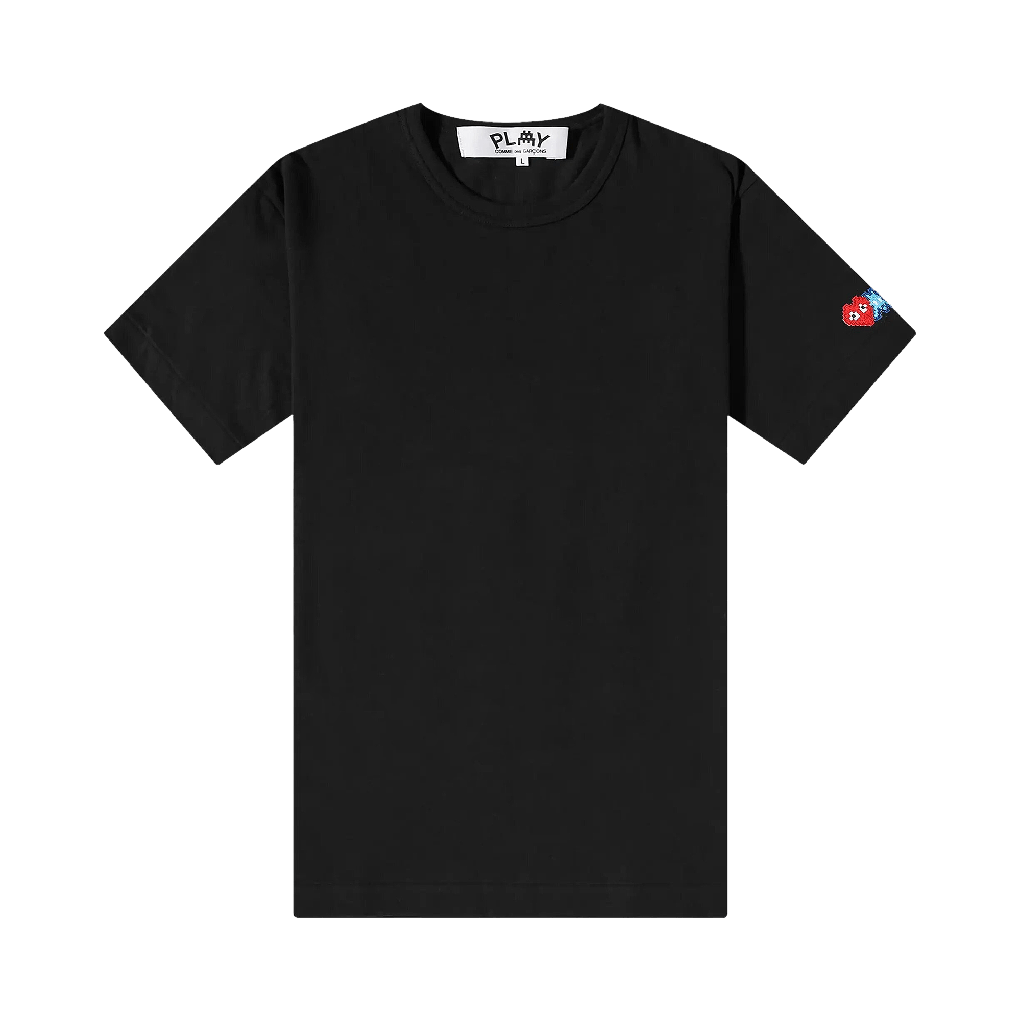 Comme des Garçons PLAY x Invader Logo Patch T-Shirt 'Black'