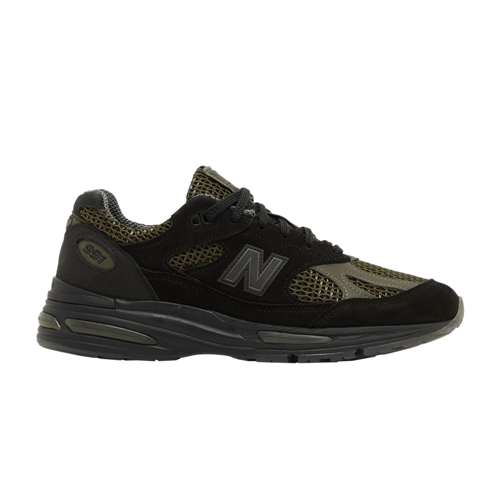 New Balance 991v2 Made in England x Stone Island Low Black