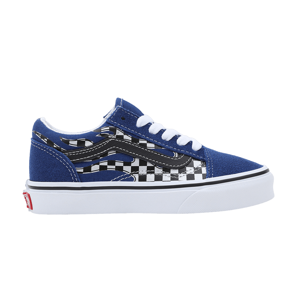 Vans Old Skool Kids 'Reflective Checkerboard - Blue Flame'