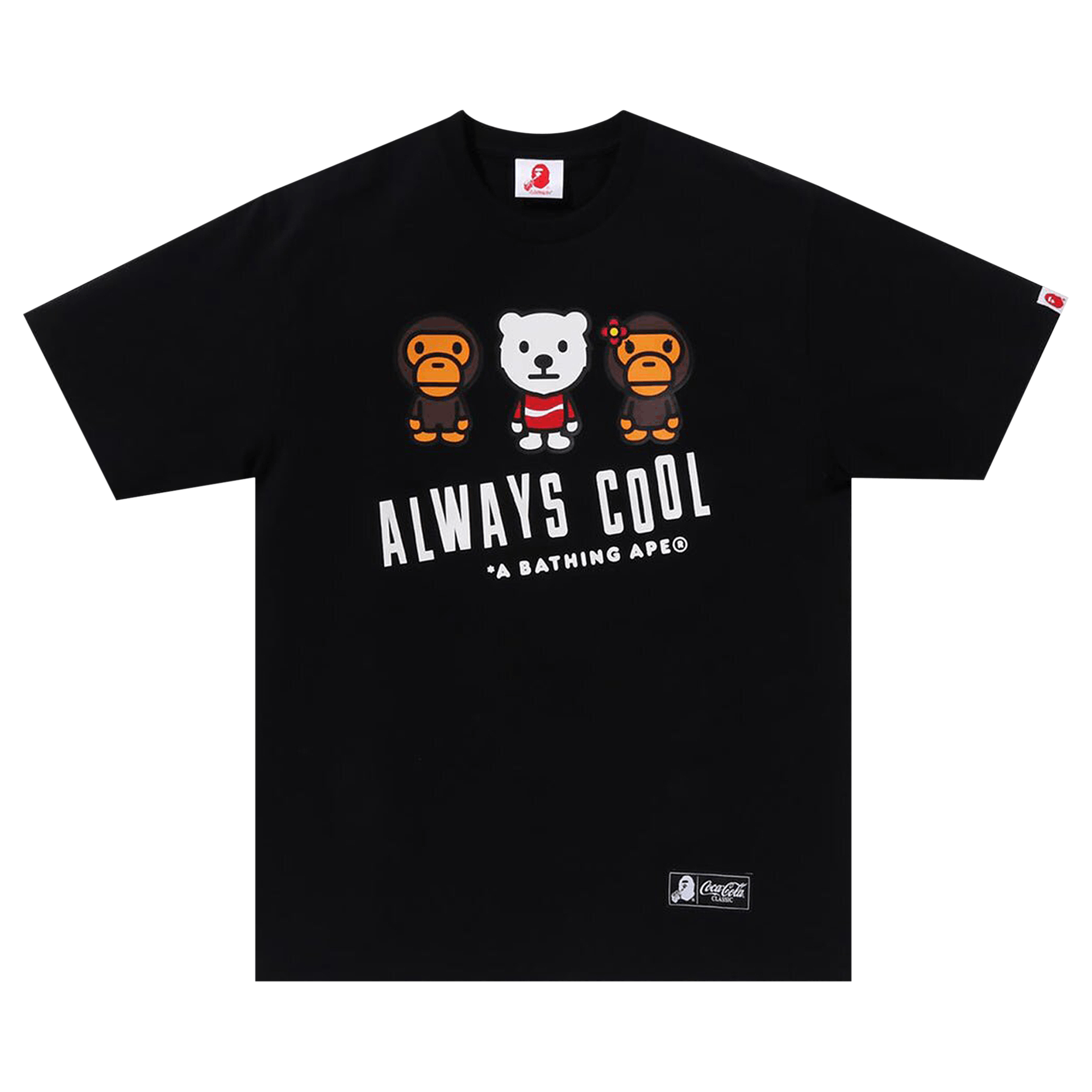 BAPE x Coca-Cola Milo Tee 'Black'