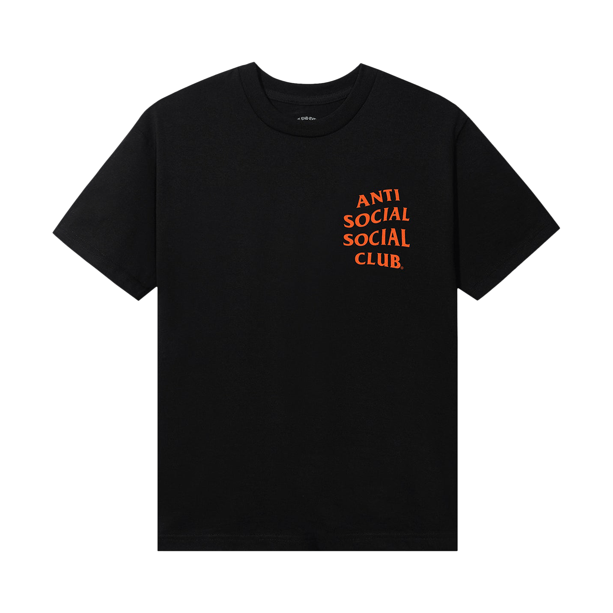 Anti Social Social Club Halloween Mind Games Tee 'Black/Orange'