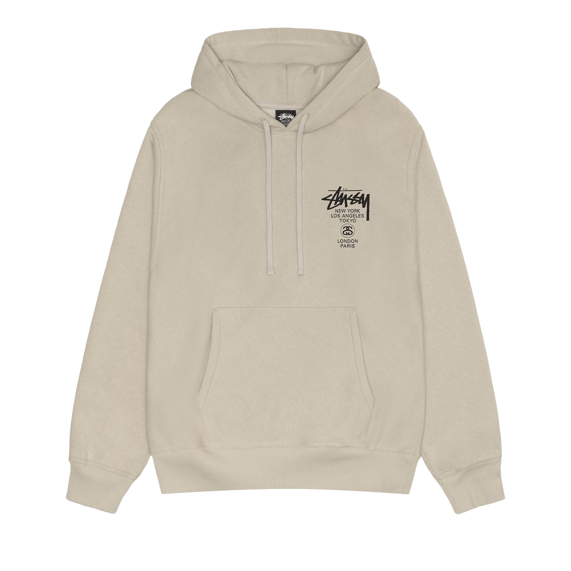 Stussy World Tour Hoodie 'Khaki'