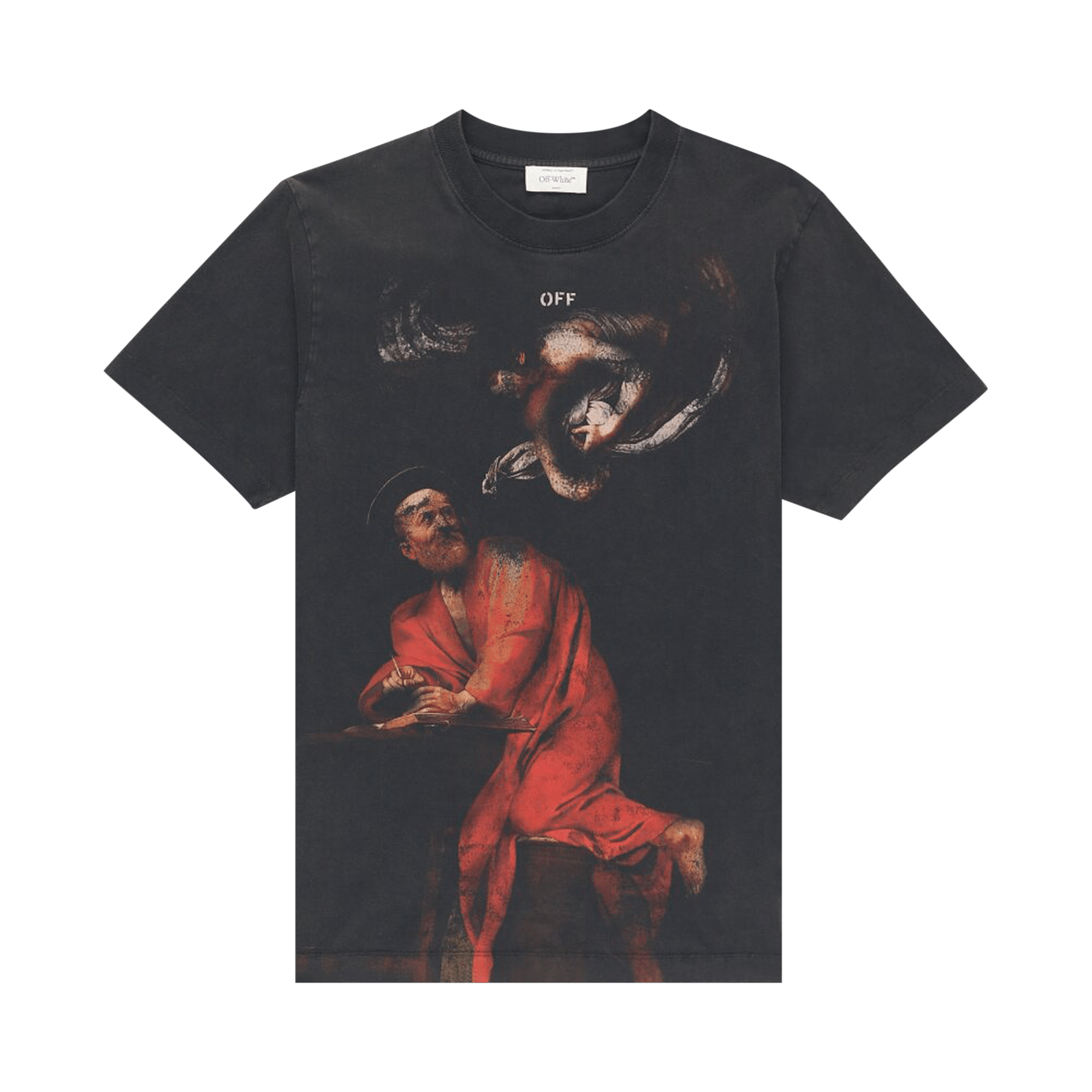 Off-White Saint Matthew Slim Short-Sleeve Tee 'Black/Multicolor'