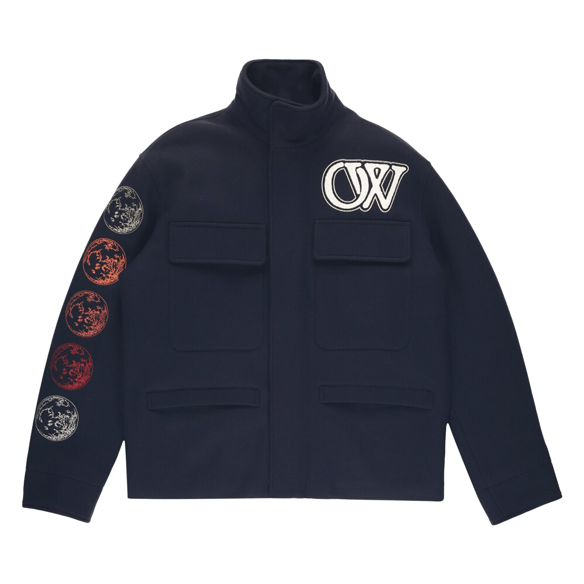 Off-White Moon Phase Varsity Jacket 'Sierra Leone'