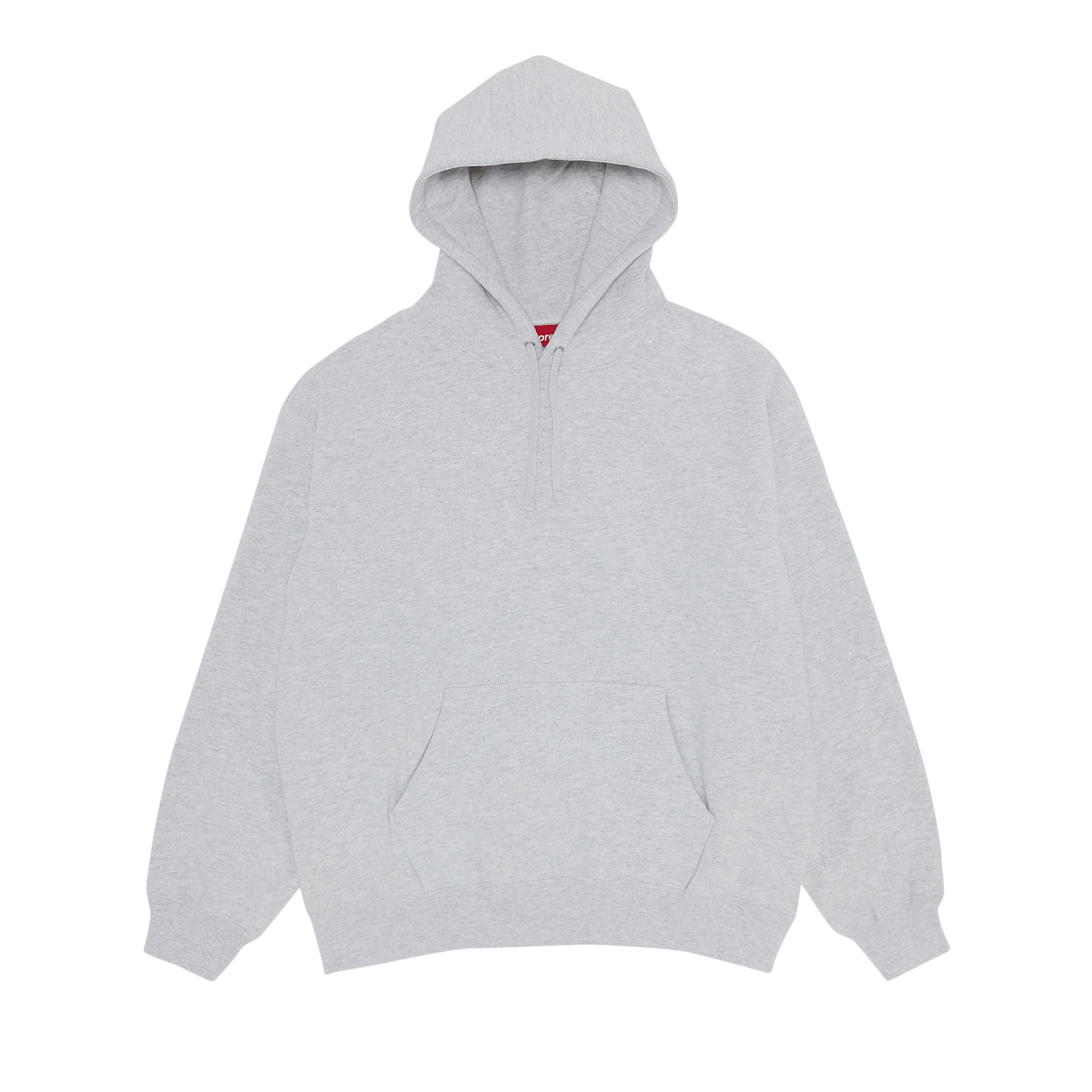 Supreme Satin Appliqué Hooded Sweatshirt 'Ash Grey'