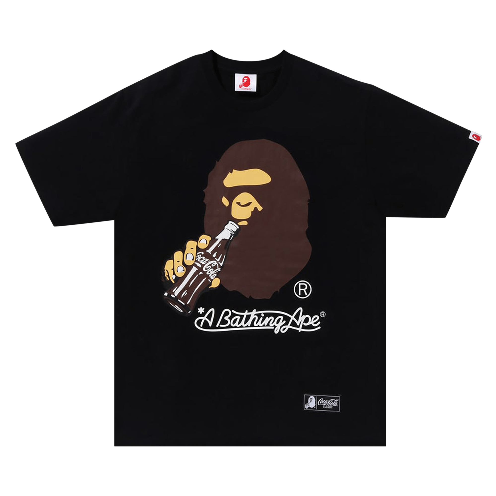 BAPE x Coca-Cola Ape Head Tee 'Black'