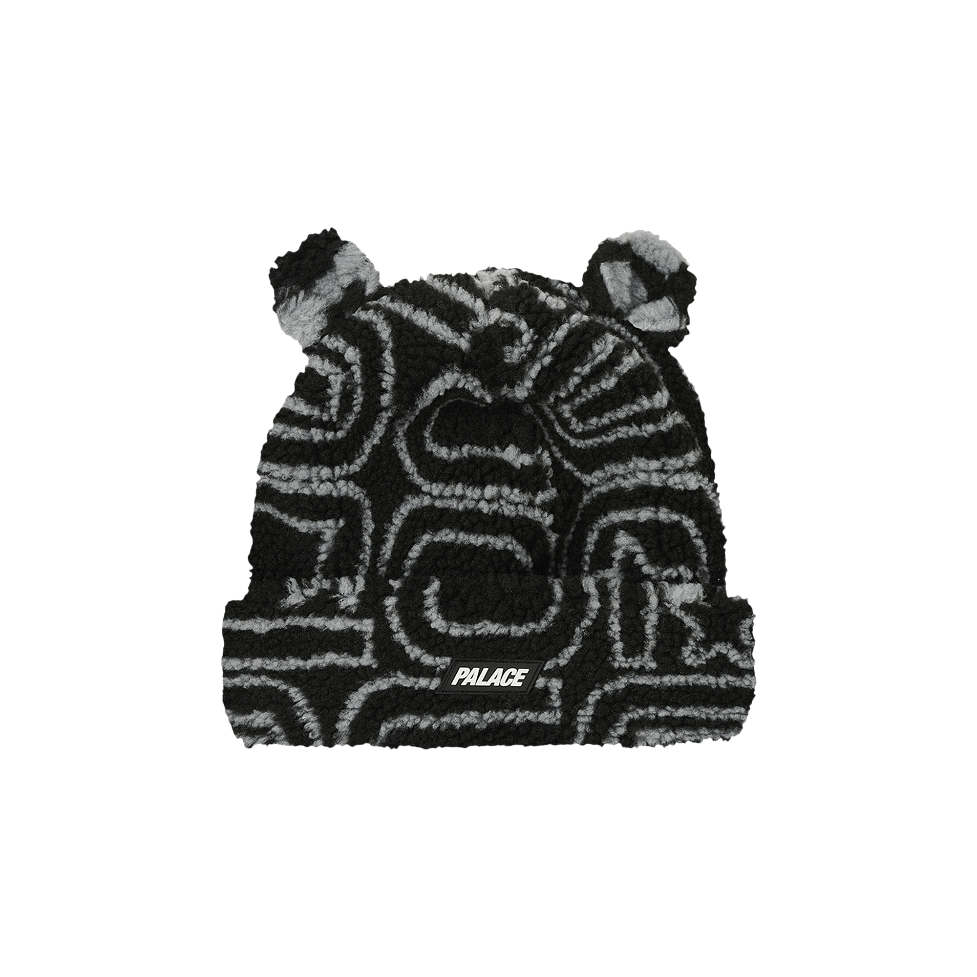 Palace Joyrex Fleece Ears Beanie 'Black'