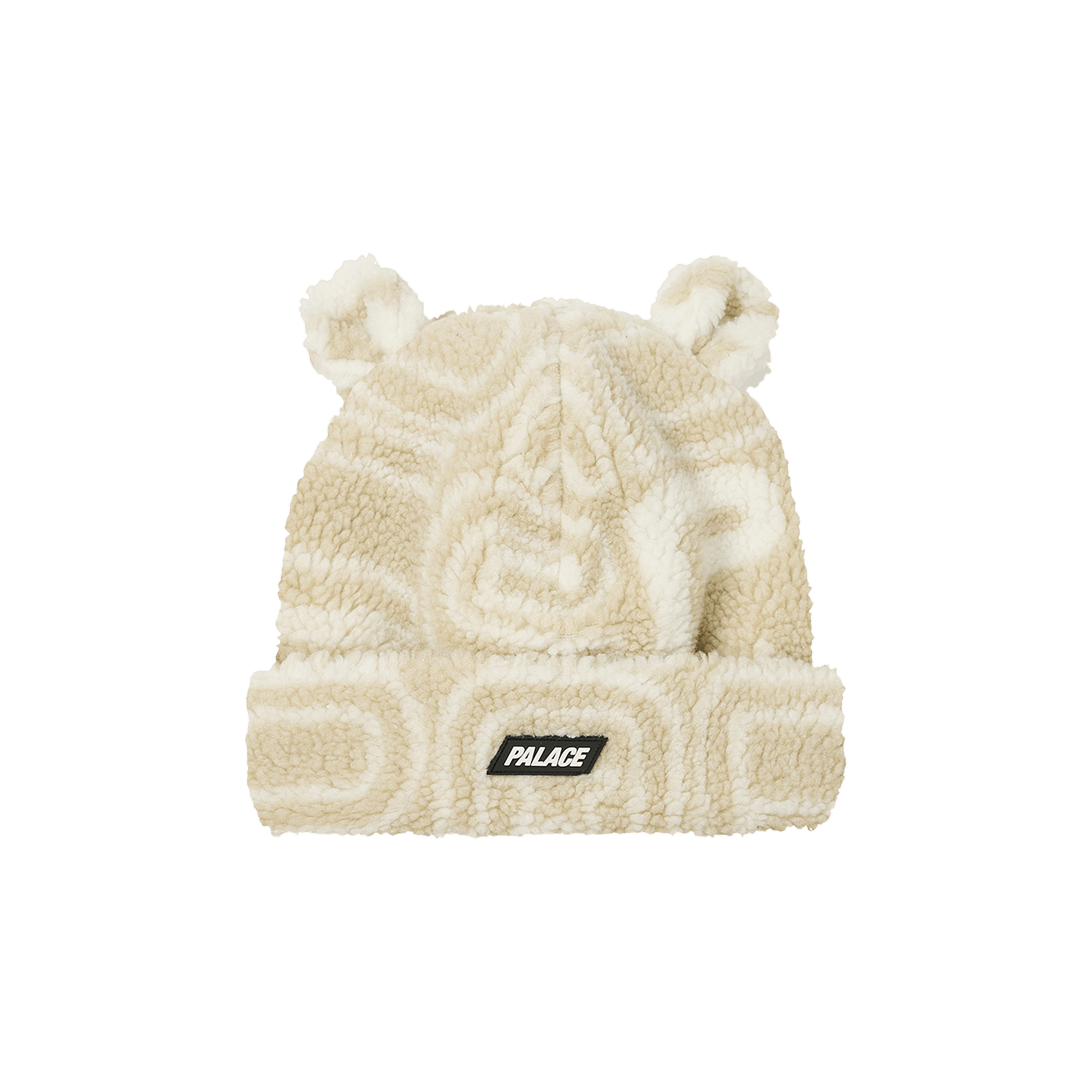 Palace Joyrex Fleece Ears Beanie 'Stone'