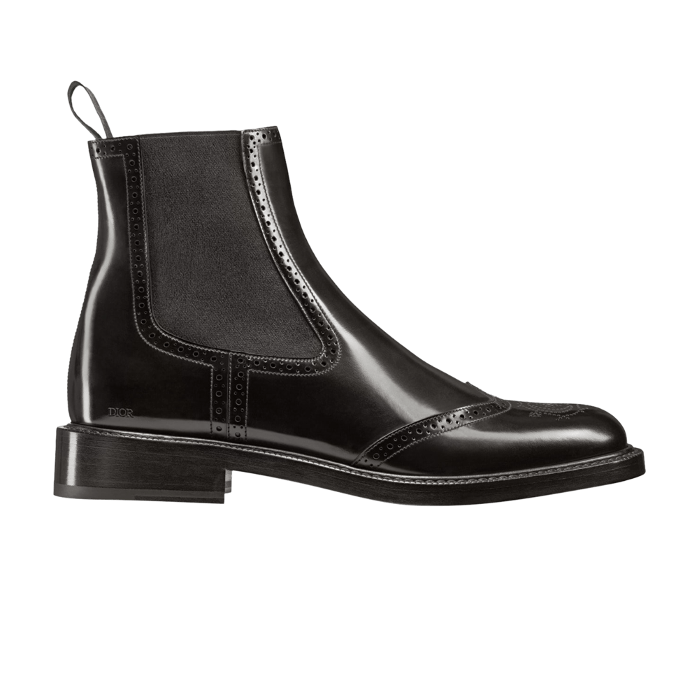Dior｜BOOTS (KCT070VEA 900) D-Quest Ankle Boot Black Calfskin | DIOR