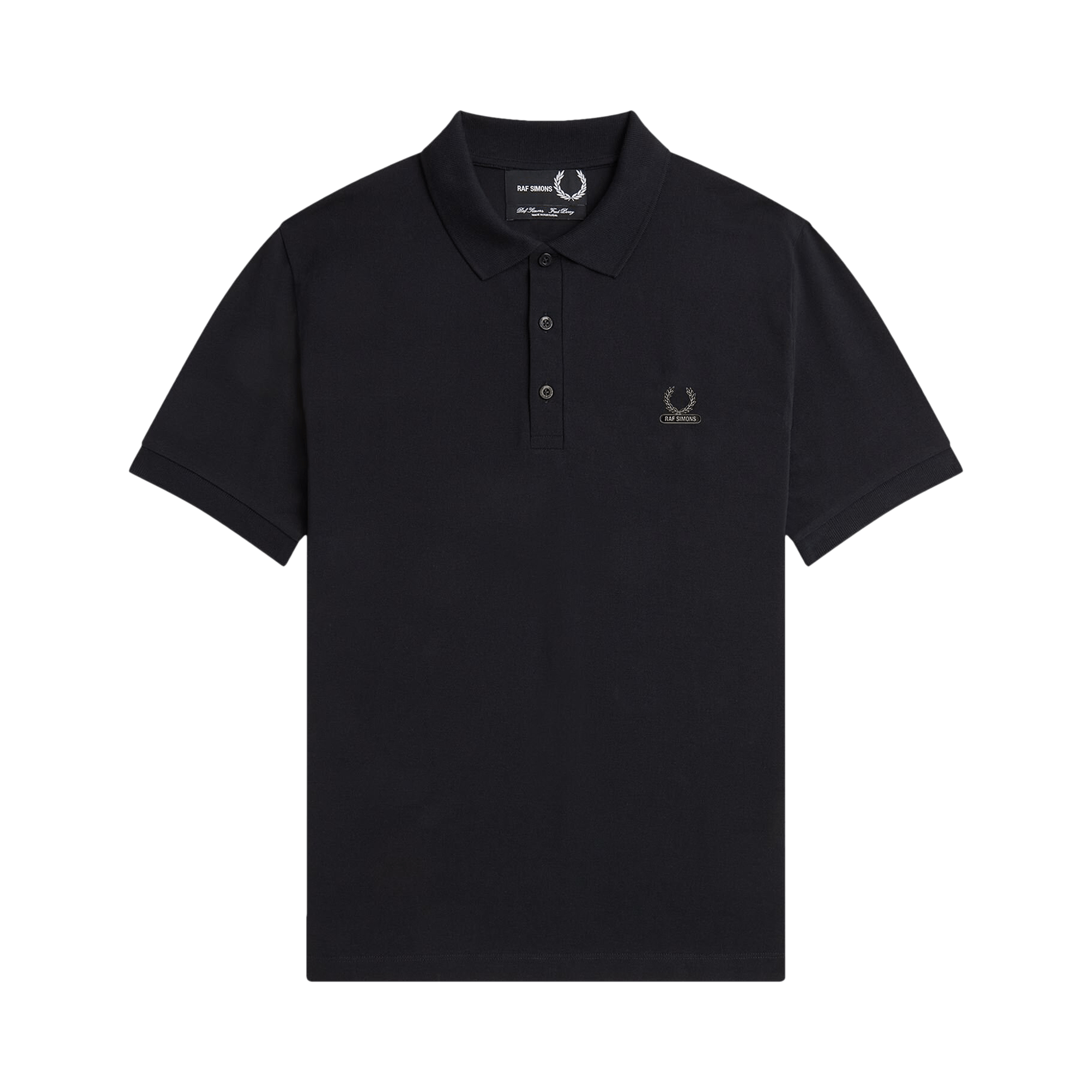 Buy Fred Perry x Raf Simons Embroidered Oversized Shirt 'Lapis