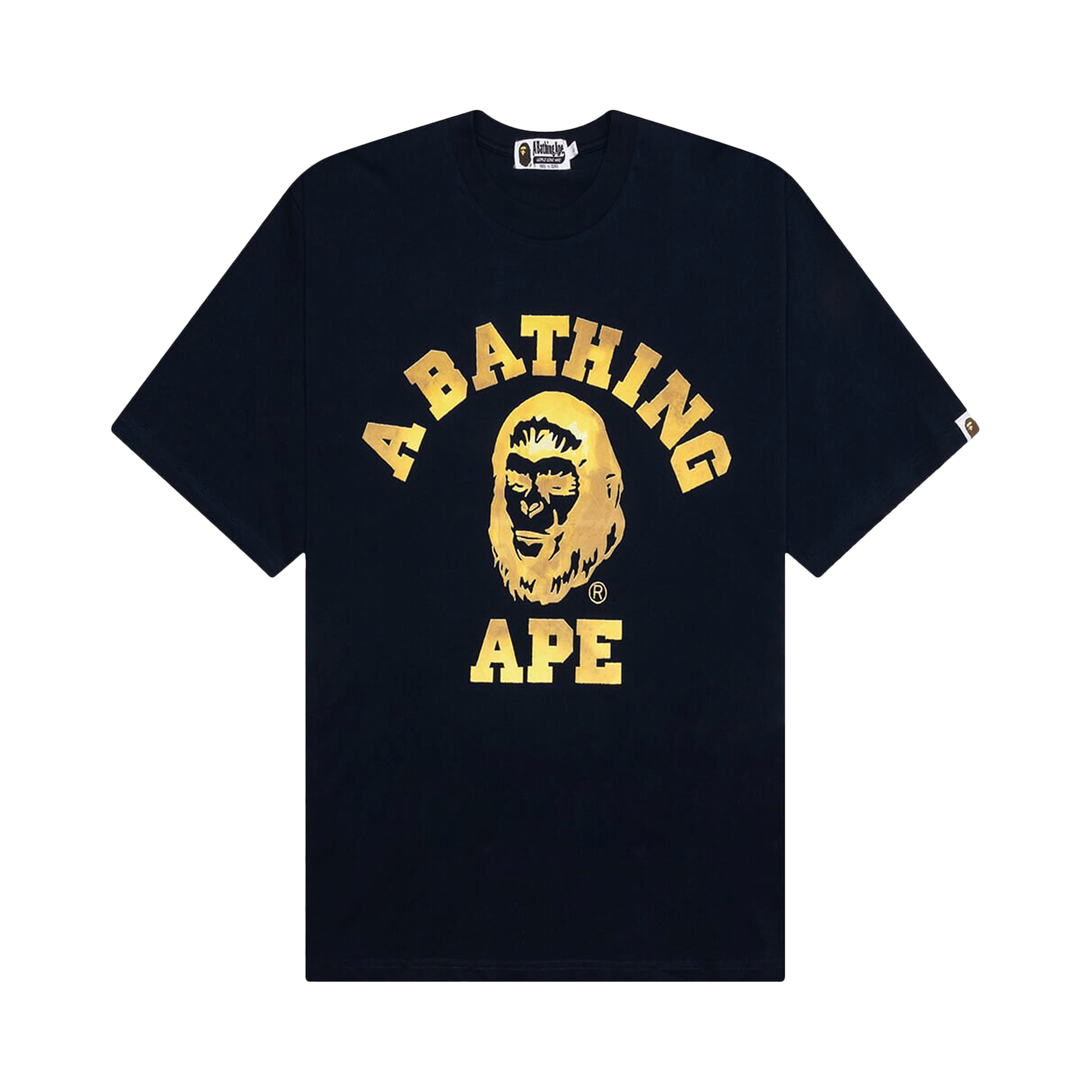 BAPE College Graphic Tee 'Navy'