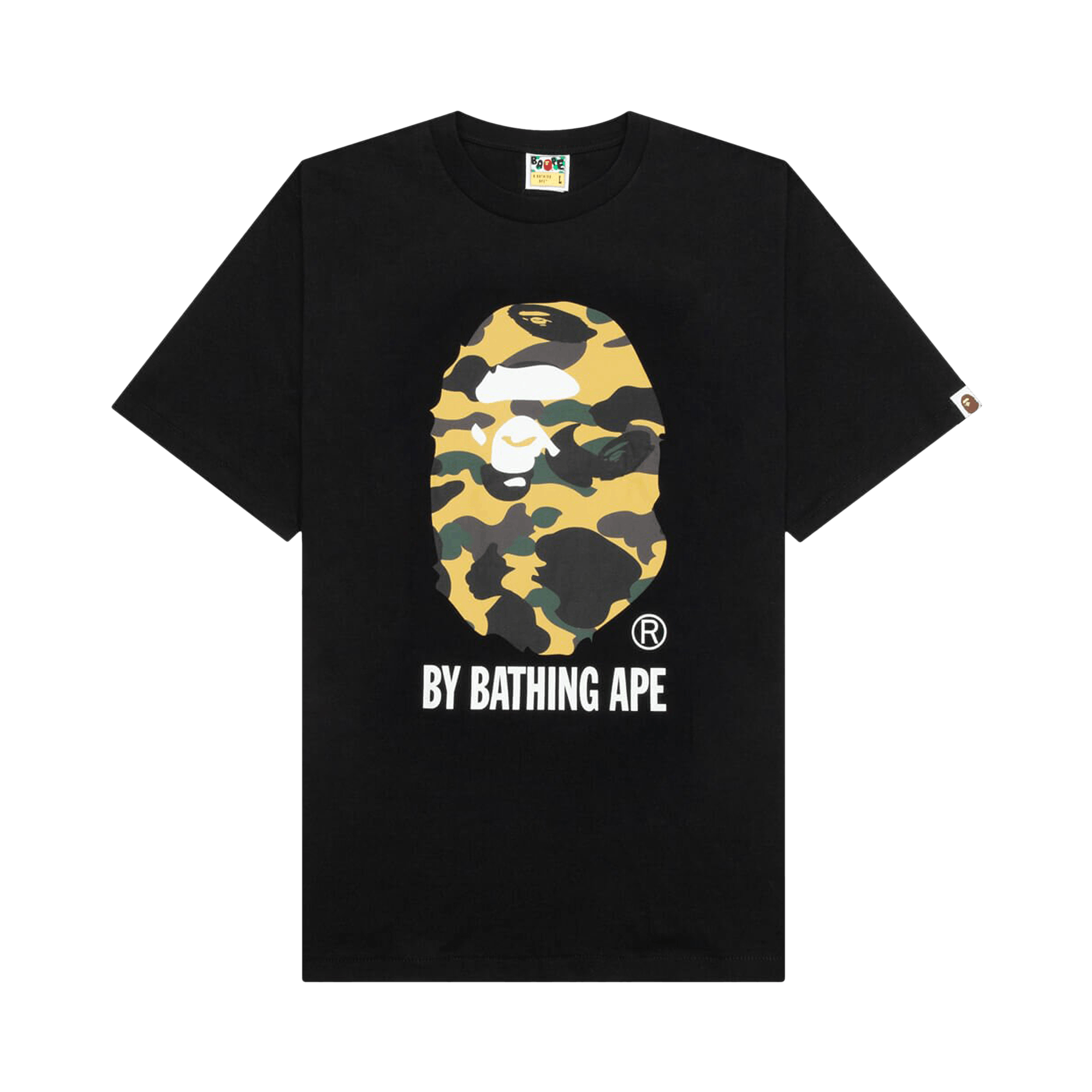 BAPE 1st Camo By Bathing Ape Tee 'Black/Yellow'