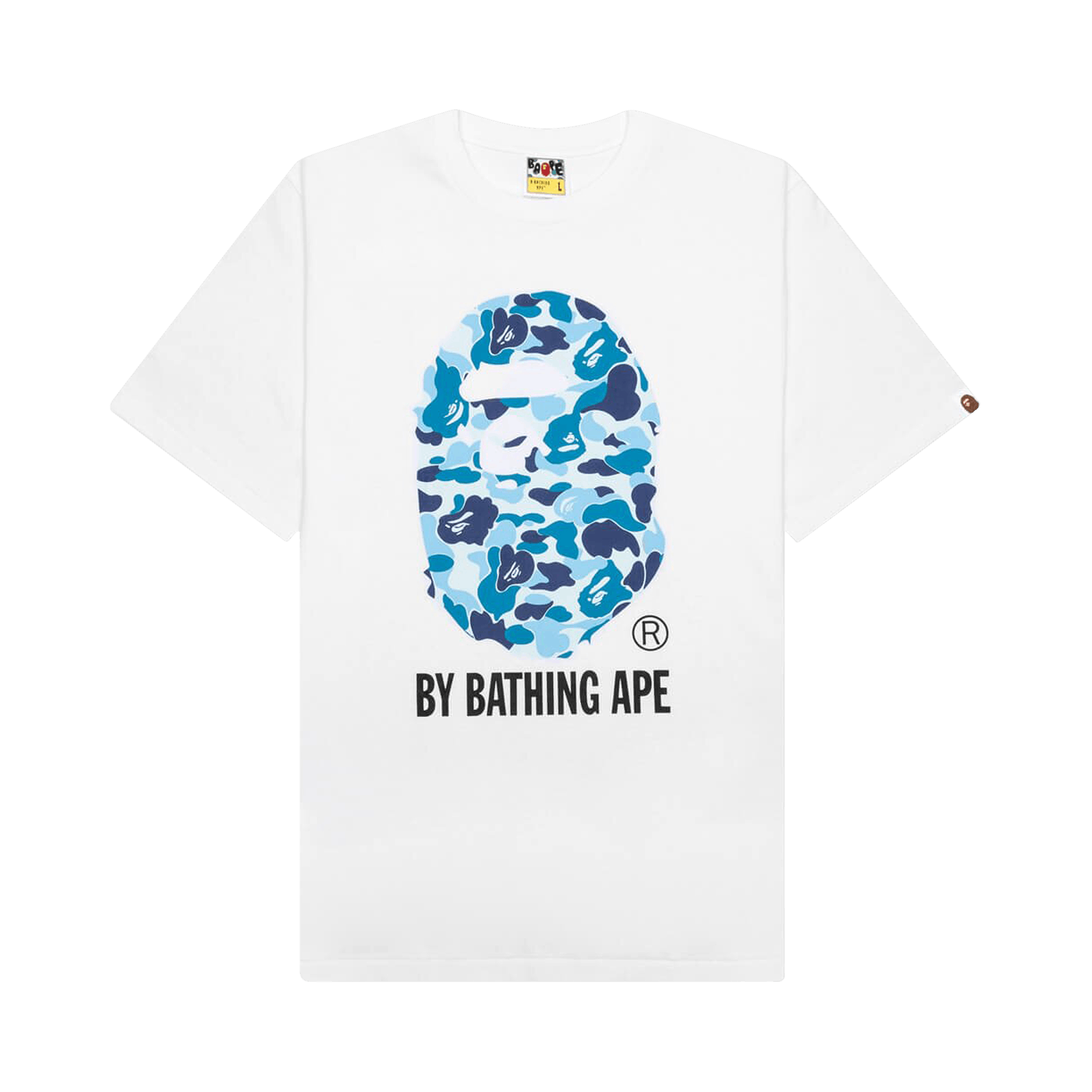 BAPE ABC Camo By Bathing Ape Tee 'White/Blue'