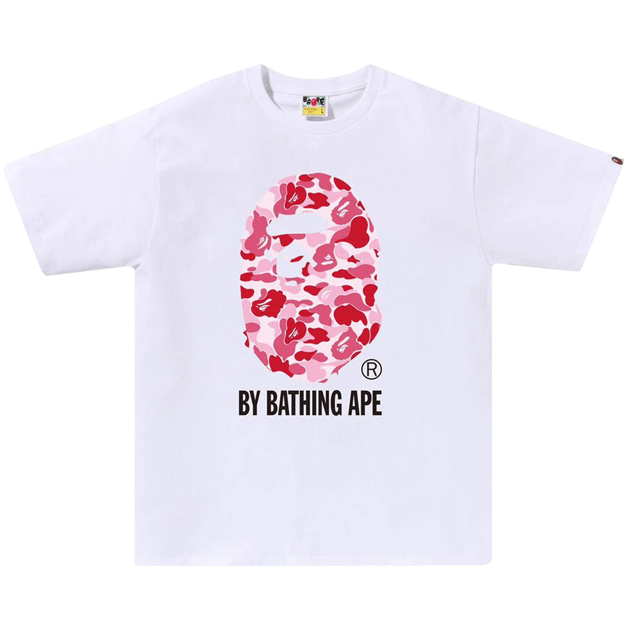 BAPE ABC Camo By Bathing Ape Tee 'White/Pink'