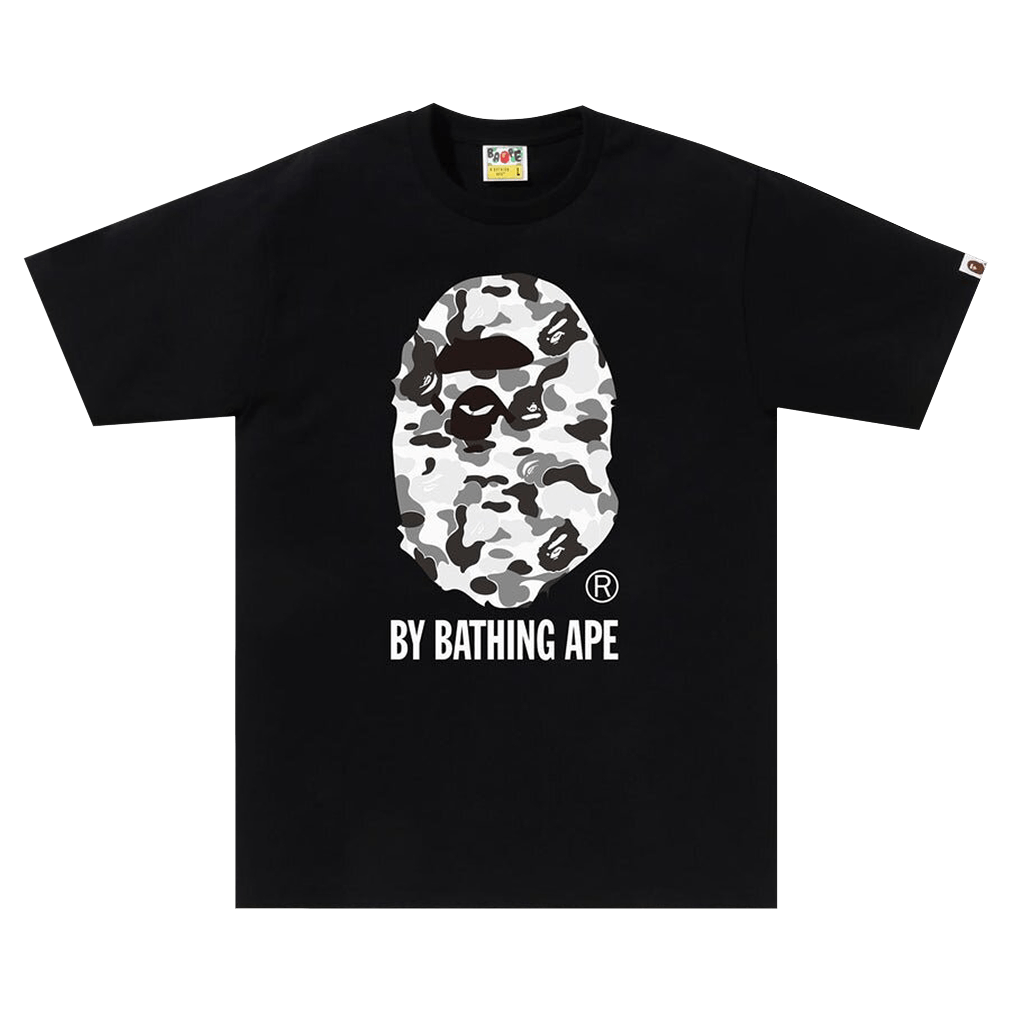 BAPE ABC Camo By Bathing Ape Tee 'Black/Grey'