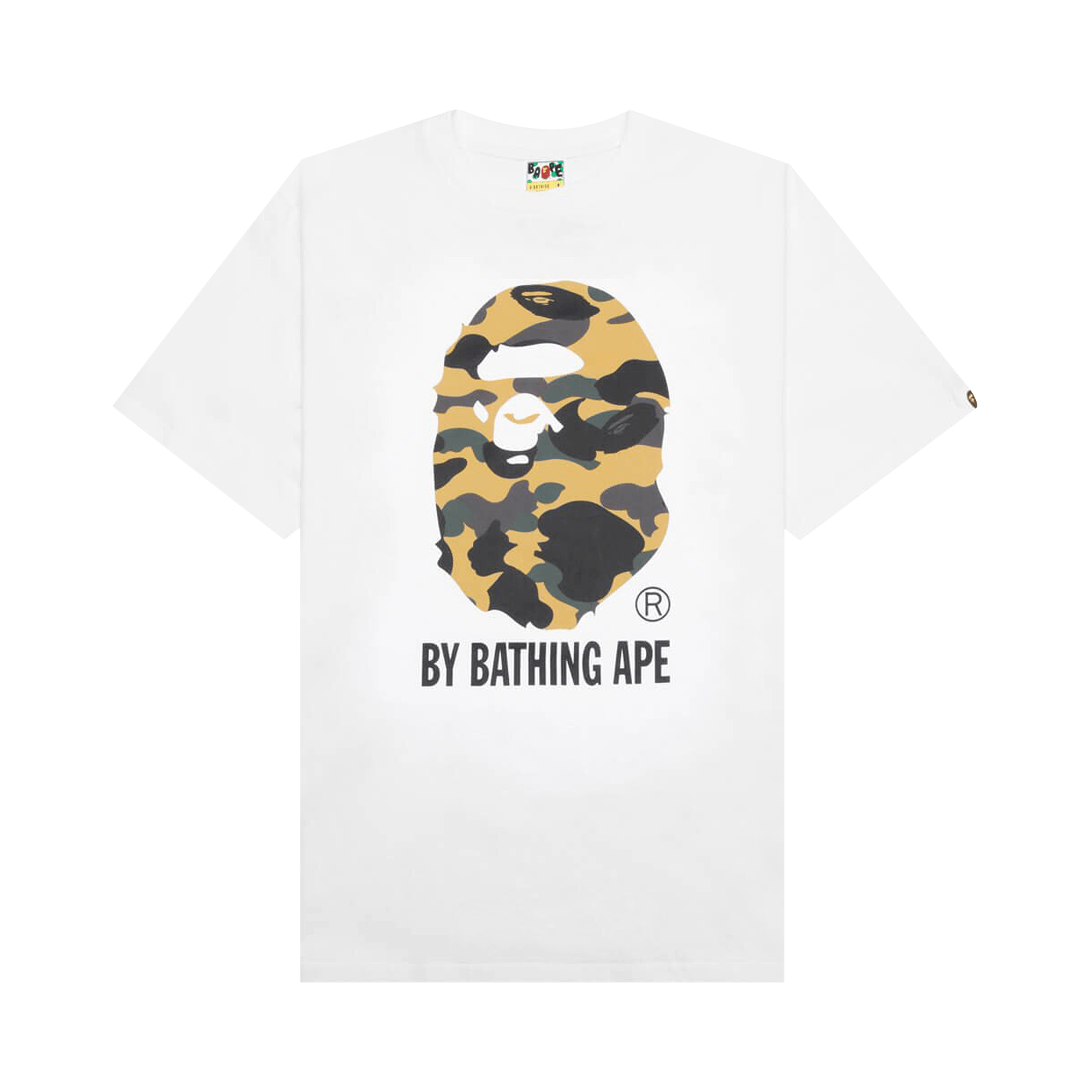 BAPE 1st Camo by Bathing Ape Tee 'White/Yellow'