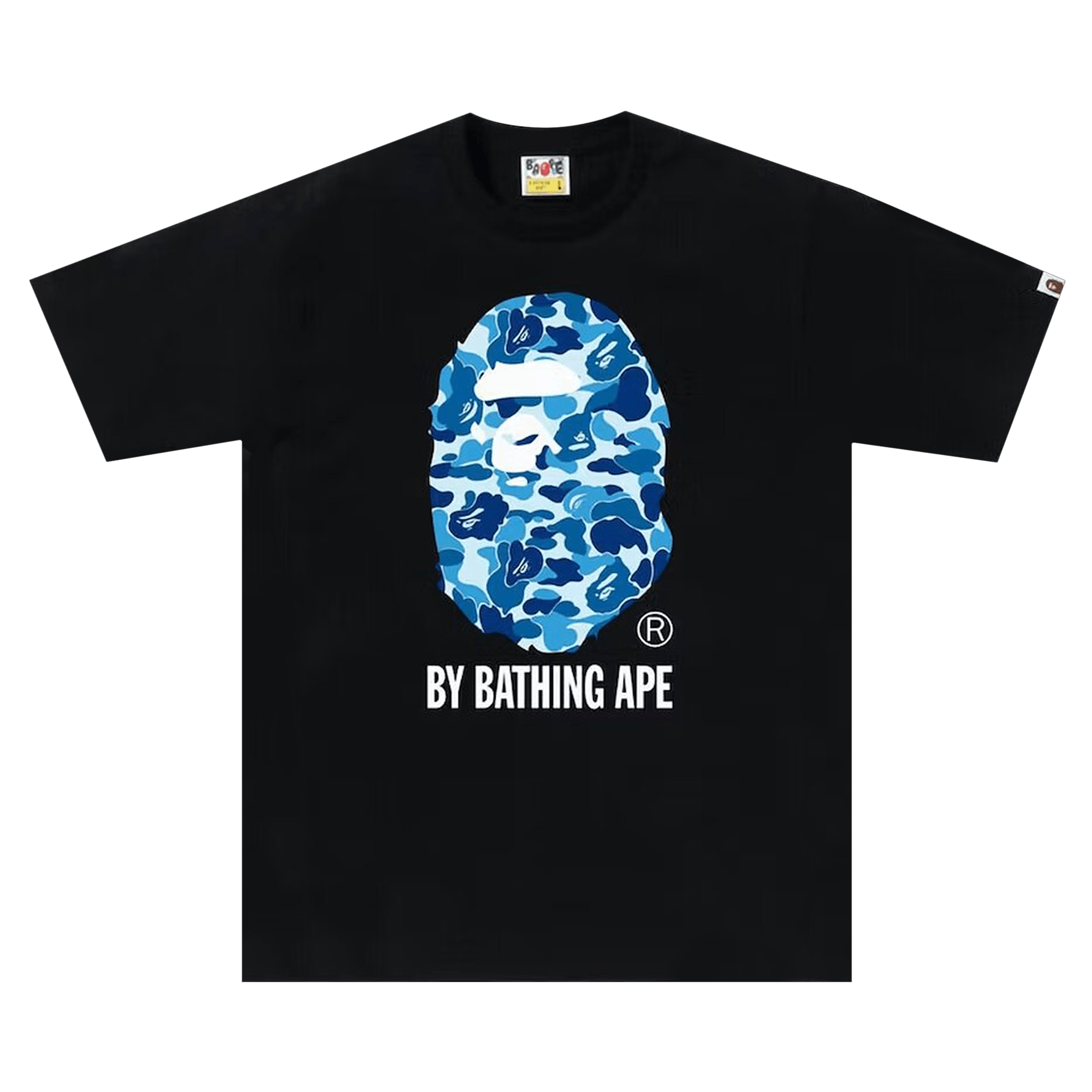 BAPE ABC Camo By Bathing Ape Tee 'Black/Blue'