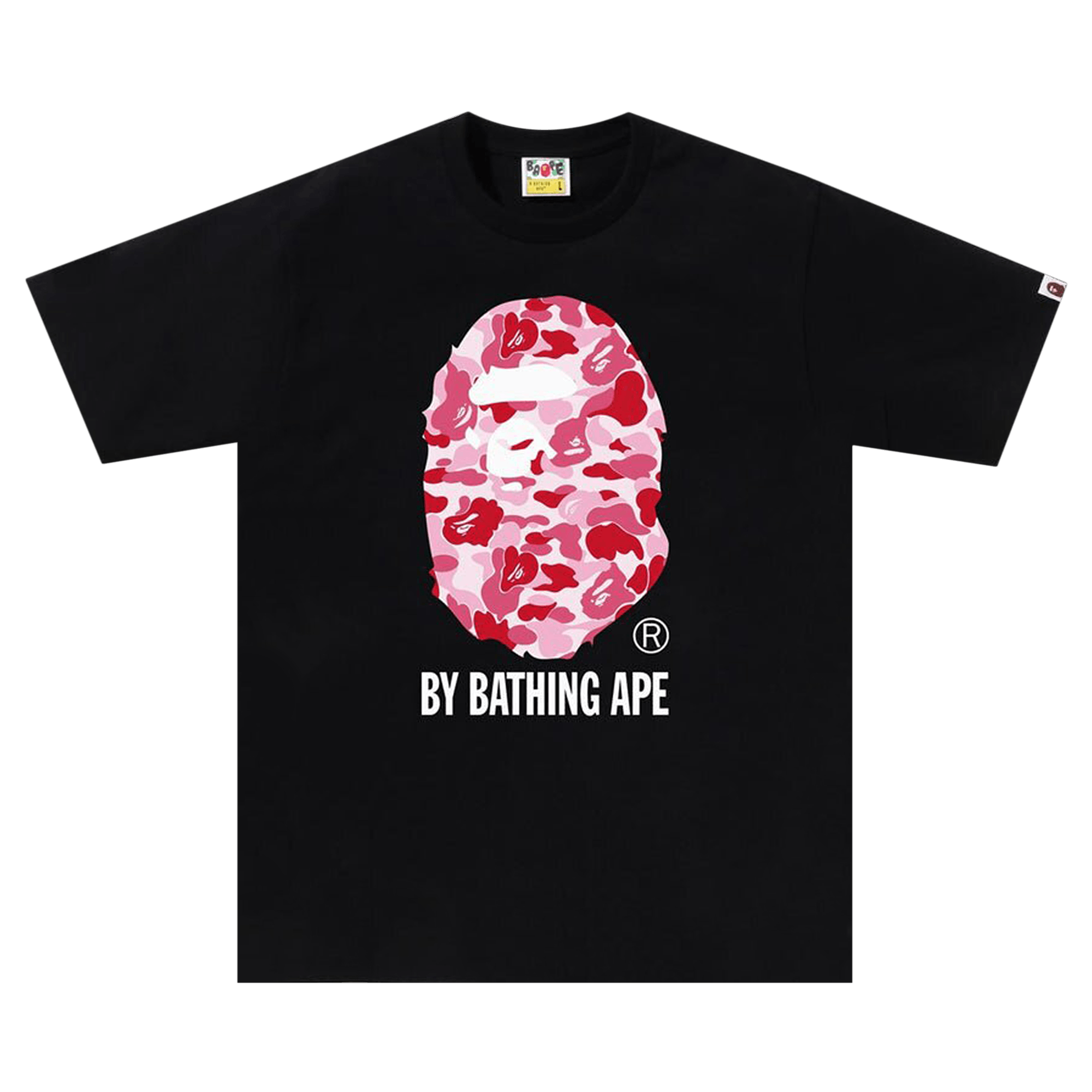 BAPE ABC Camo By Bathing Ape Tee 'Black/Pink'