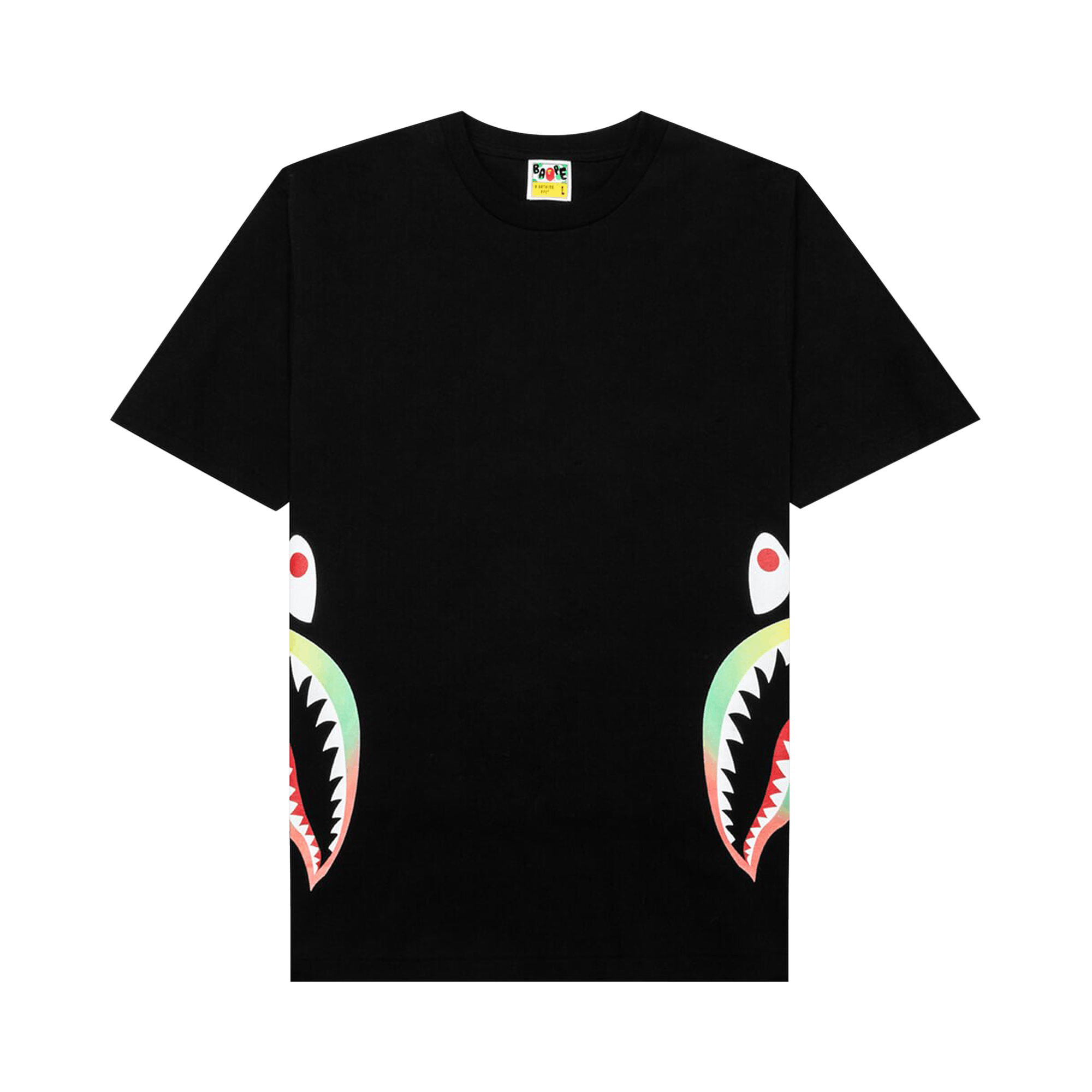BAPE Gradation Side Shark Tee 'Black'