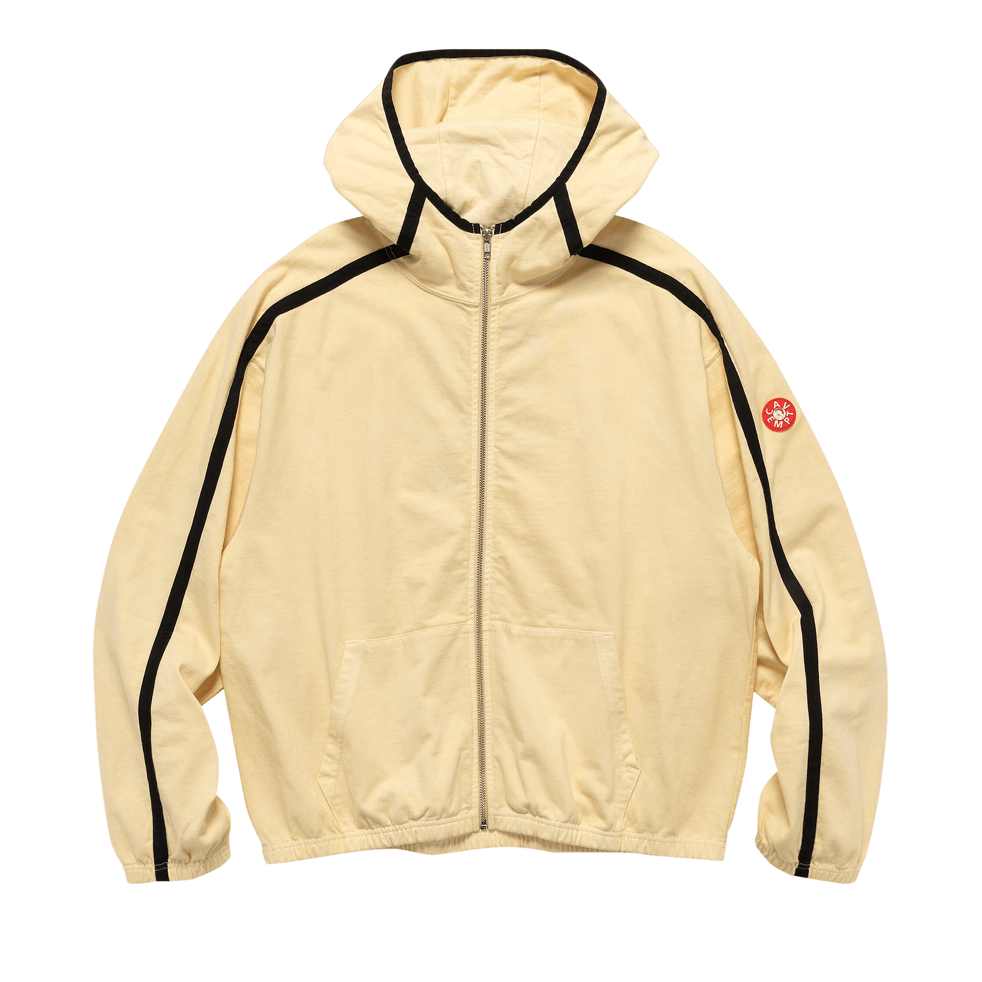 Buy Cav Empt Patched Zip Hood Jacket 'Black' - CES21JK07 BLAC | GOAT