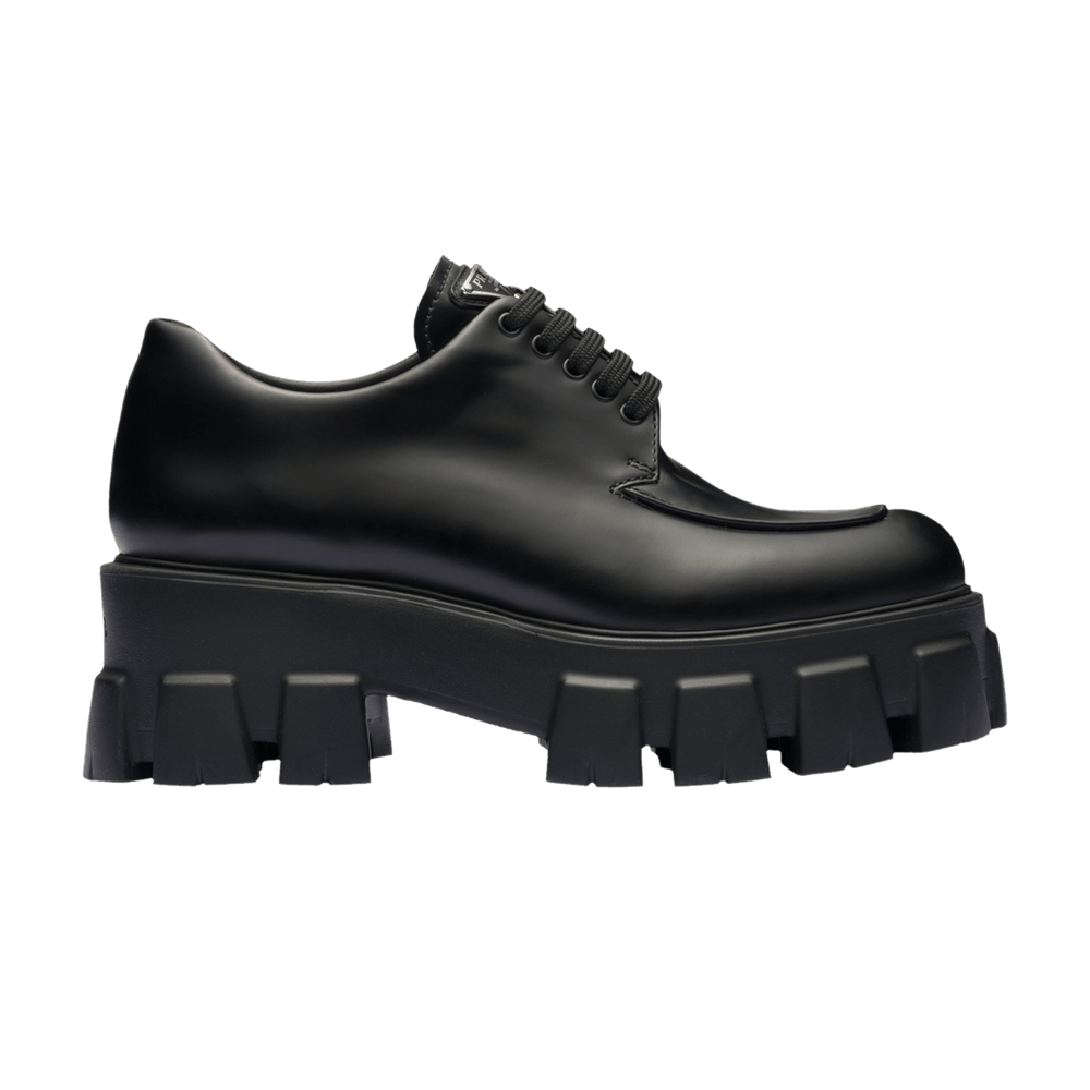 Prada Wmns Monolith Lace-Up 'Black'