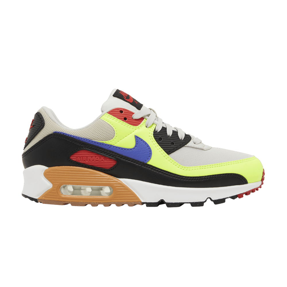 Nike Wmns Air Max 90 'Volt Light Bone Ultramarine'