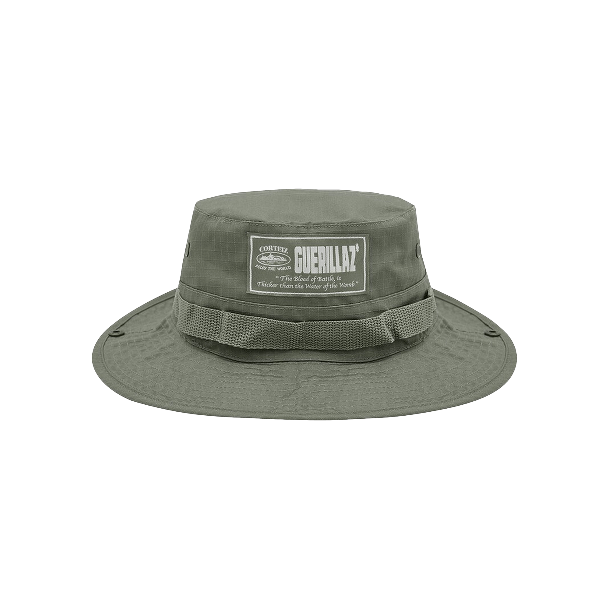 Corteiz Guerillaz* Bucket Hat 'Tonal Khaki'
