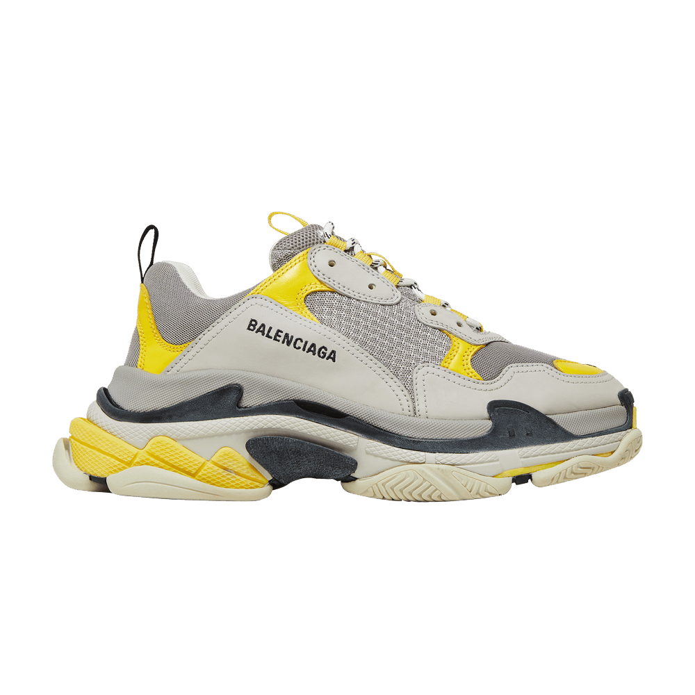 Balenciaga Triple S Sneaker 'Yellow Grey' 2019