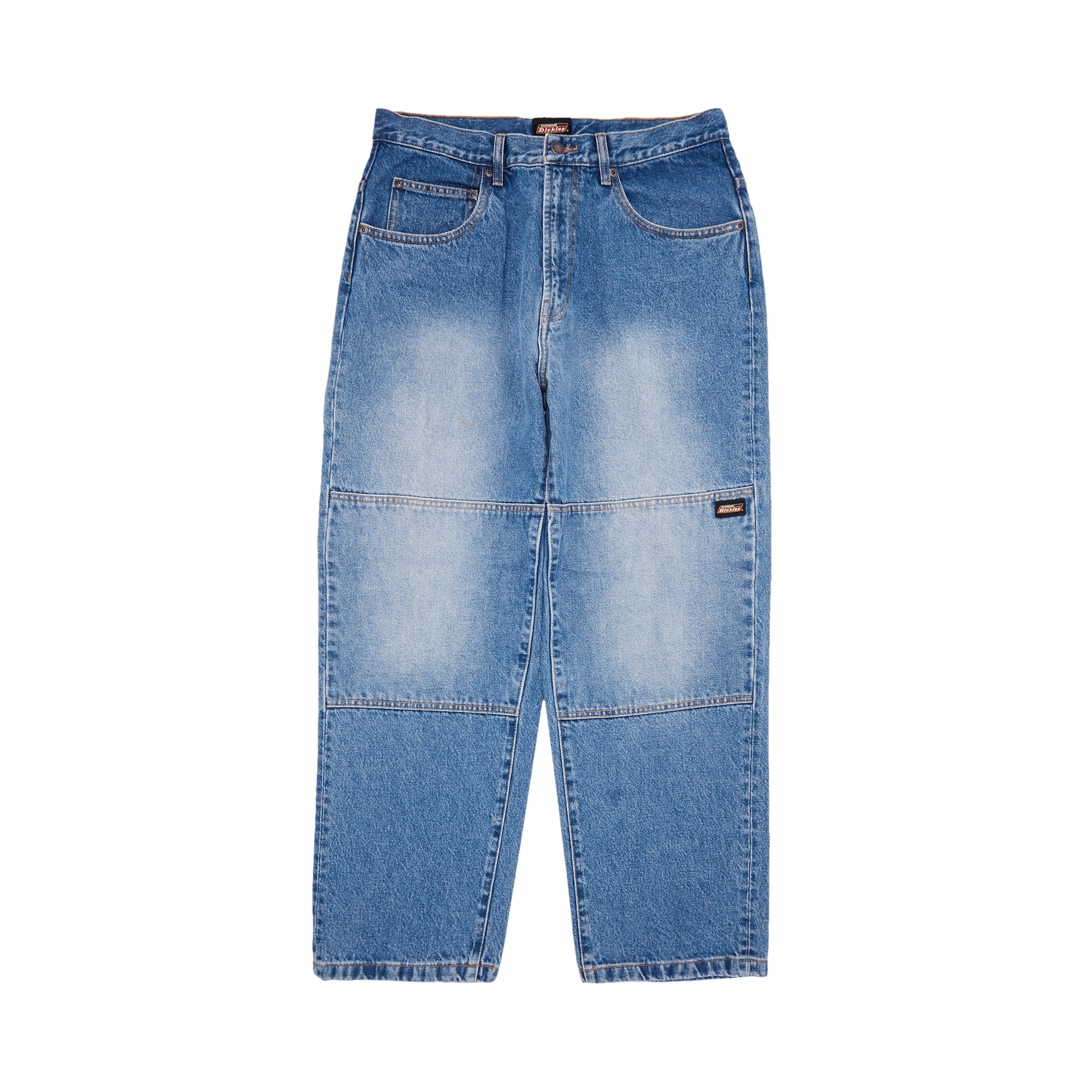 Supreme x Dickies Double Knee Baggy Jean 'Washed Indigo'