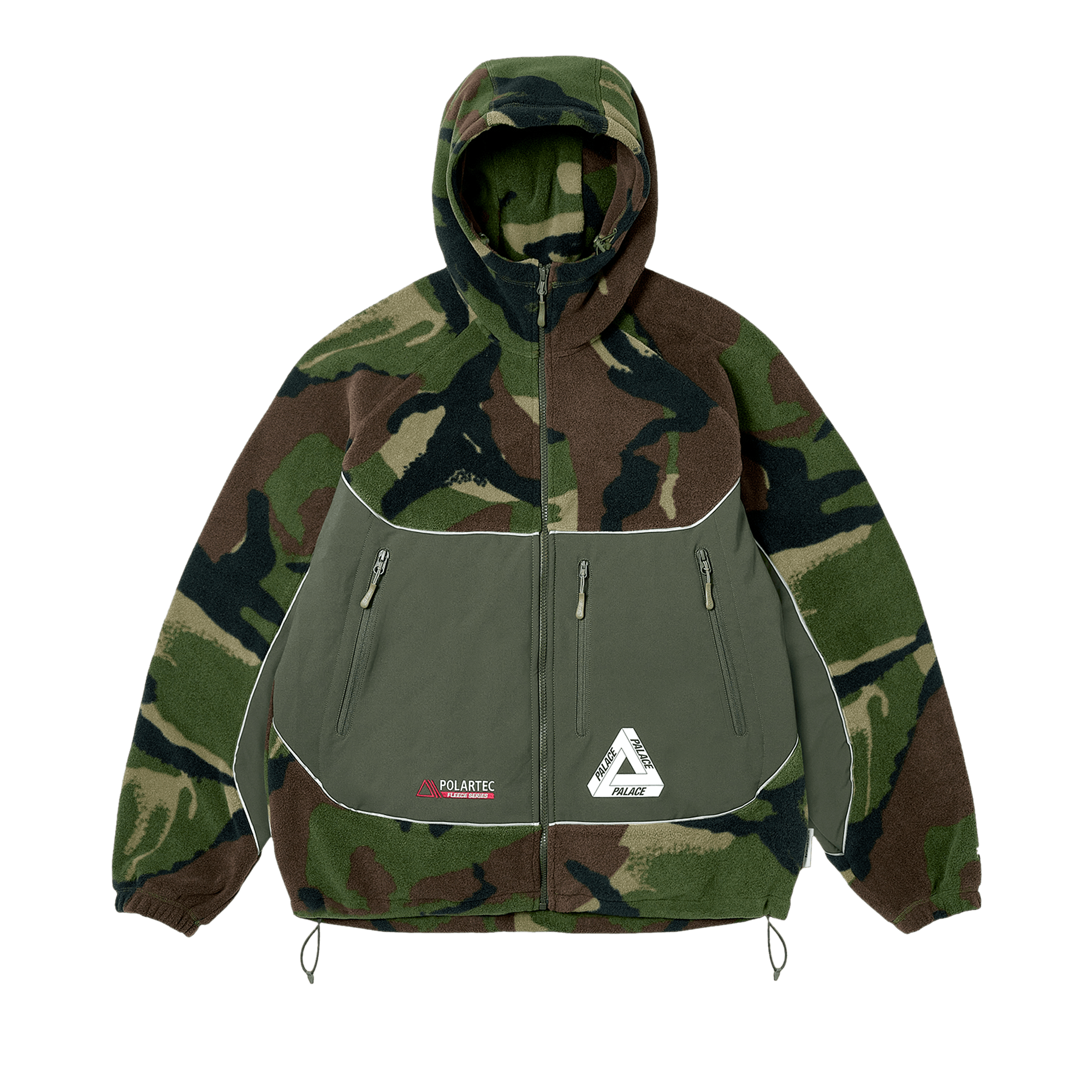 Palace Polartec 3M Hooded Jacket 'Woodland Camo'