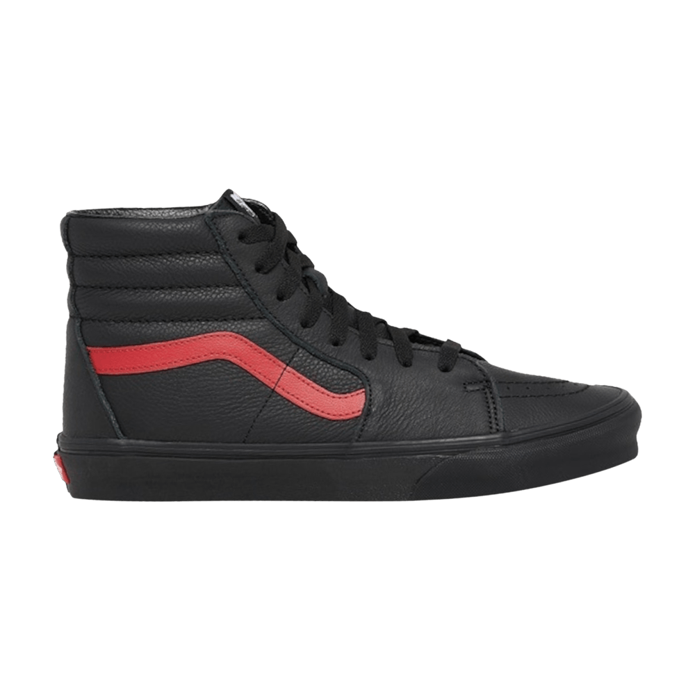 Vans Sk8-Hi 'Leather Pop - Black Chili Pepper'