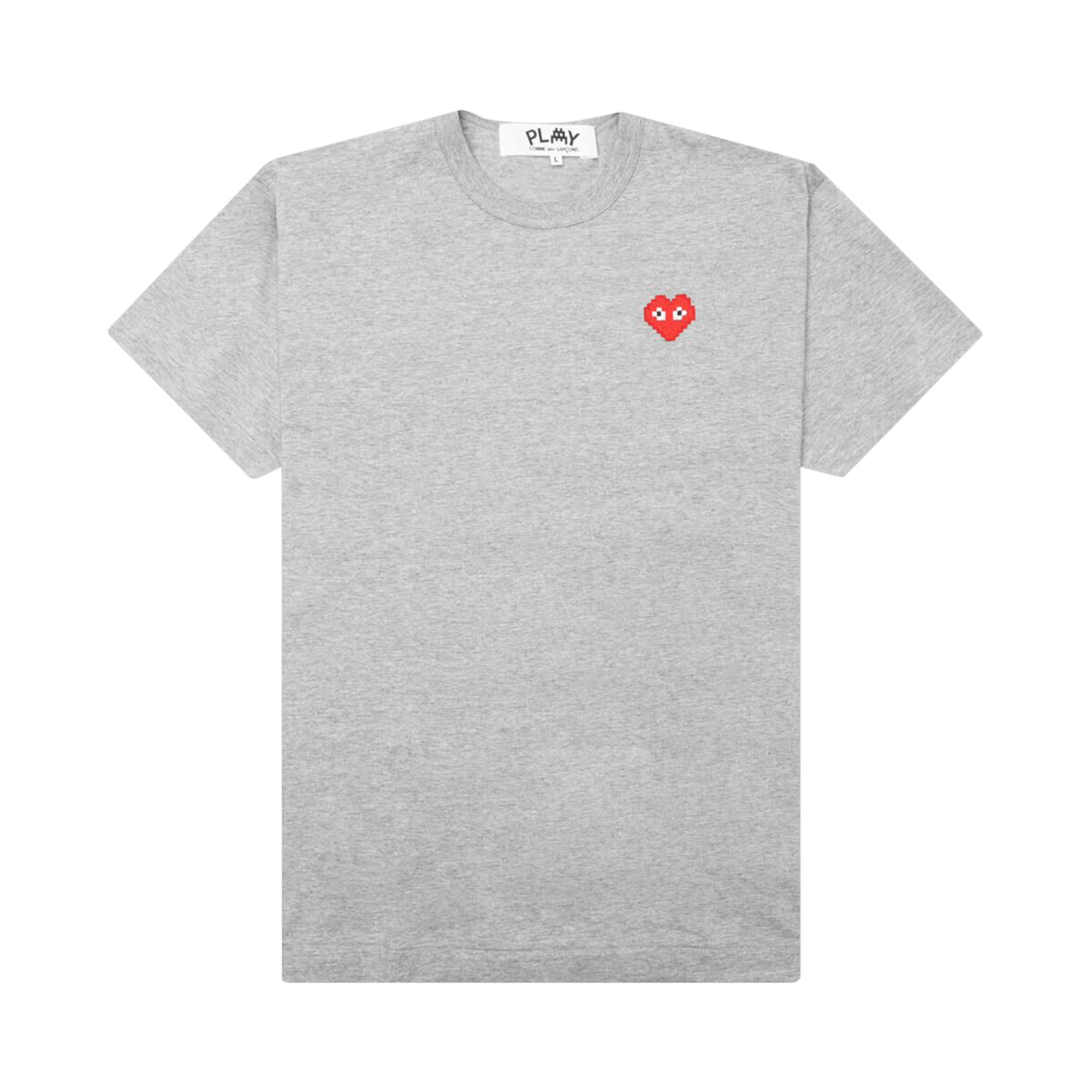 Comme des Garçons PLAY x Invader Heart Tee 'Grey'
