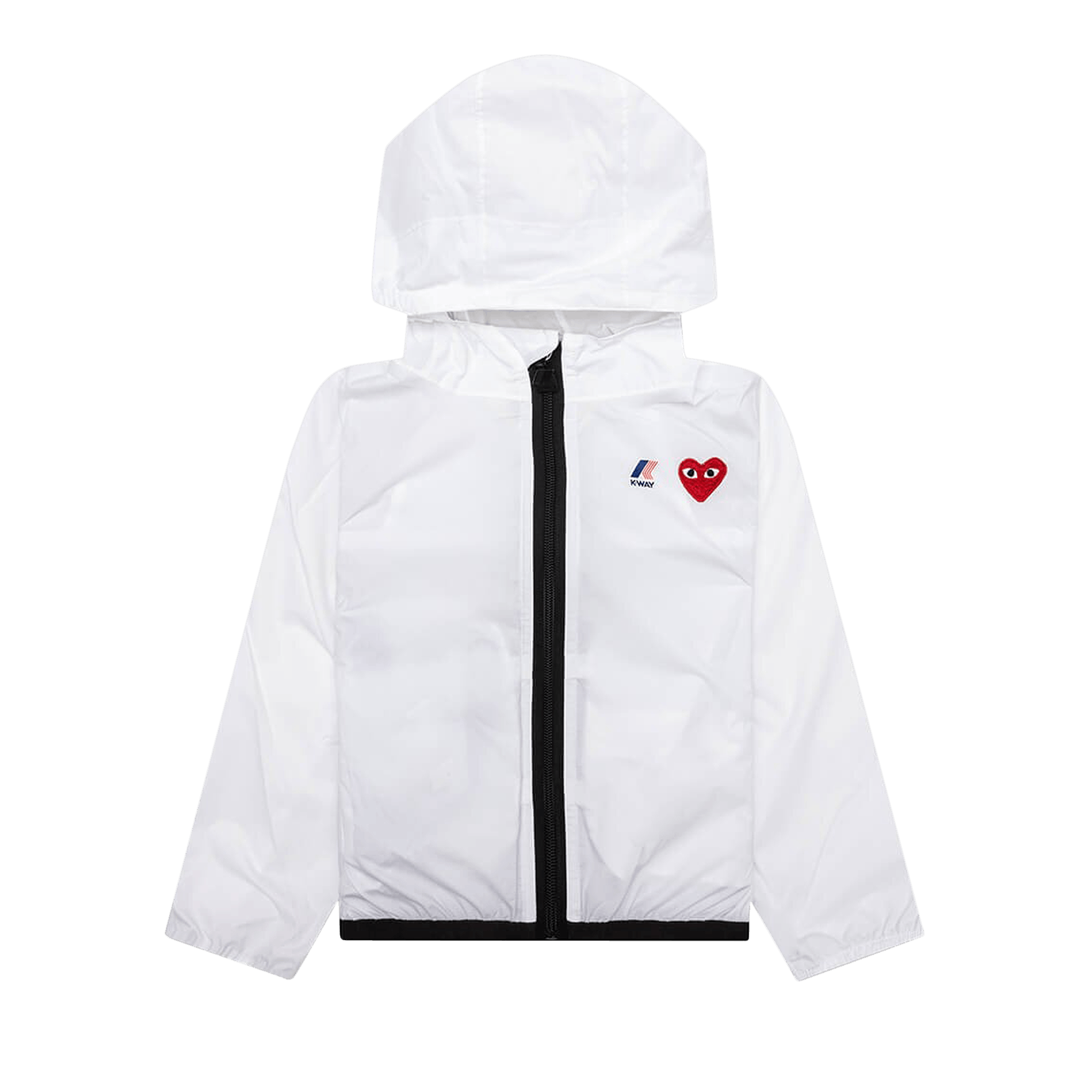 Comme des Garçons PLAY Kids x K-Way Full Zip Jacket 'White'
