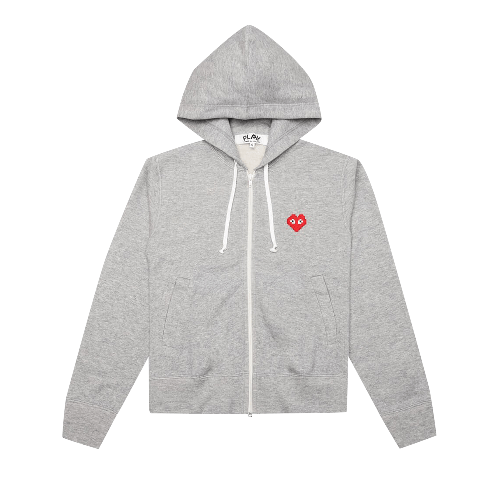 Comme des Garçons PLAY Kids x Invader Hooded Sweatshirt 'Grey'