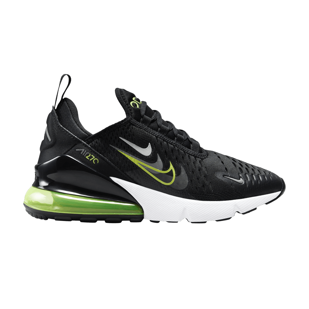 Nike Air Max 270 GS 'Multi-Swoosh - Black Volt'