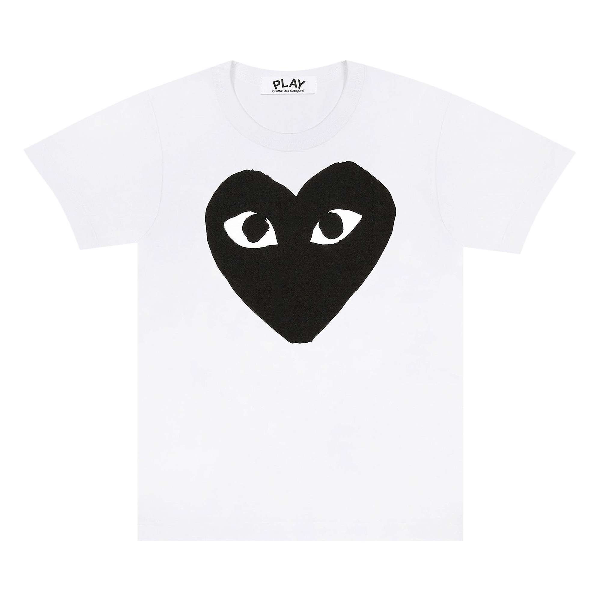 Buy Comme des Garçons PLAY Blue Eyes Red Heart T-Shirt