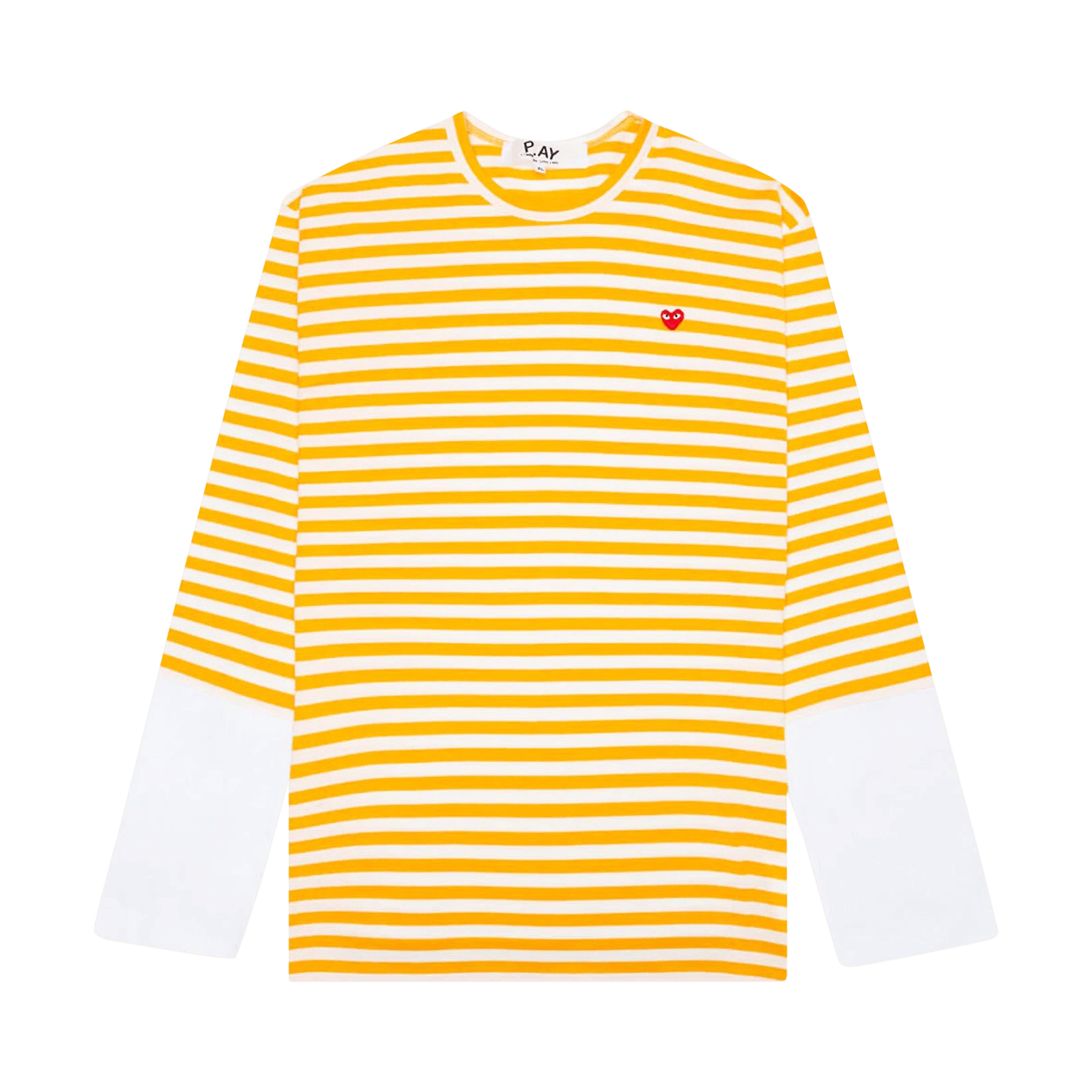 Comme des Garçons PLAY Stripe T-Shirt 'Yellow'