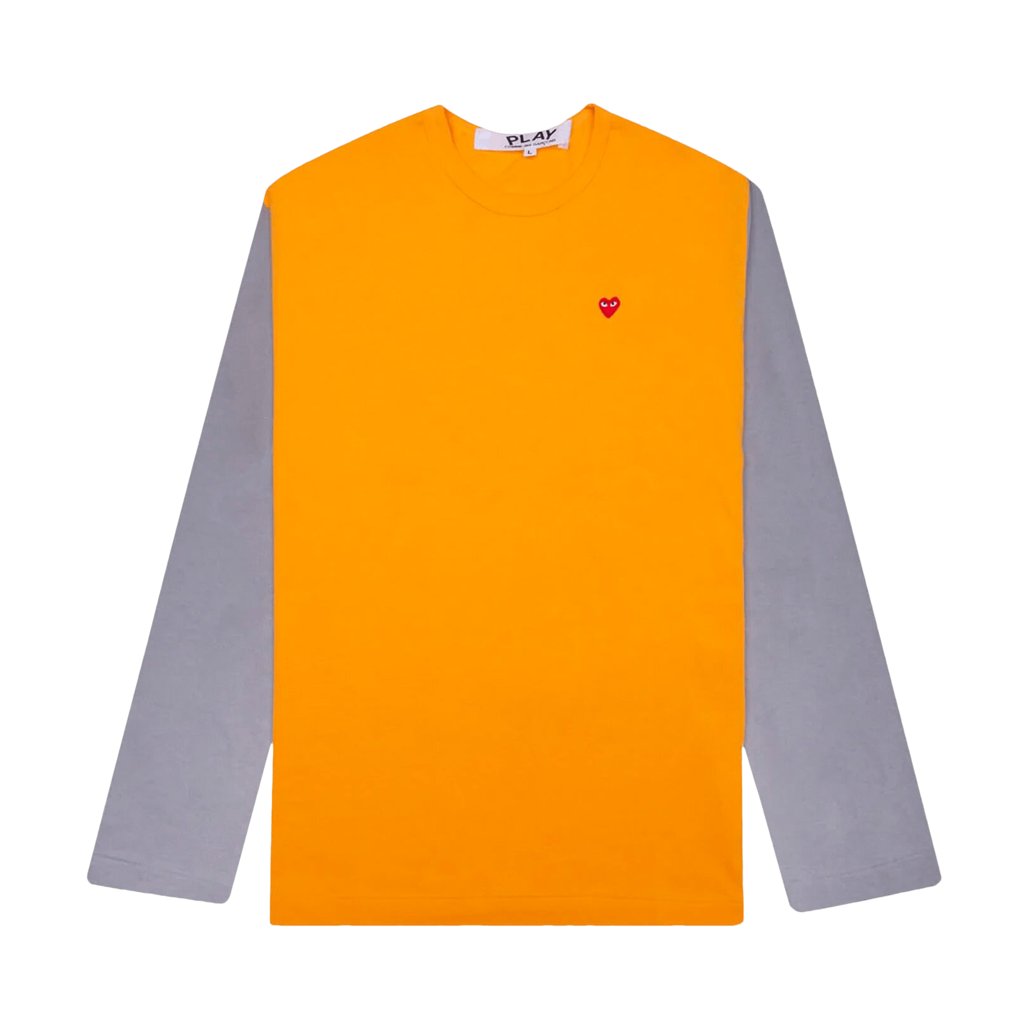 Comme des Garçons PLAY Bi-Color T-Shirt 'Yellow/Grey'